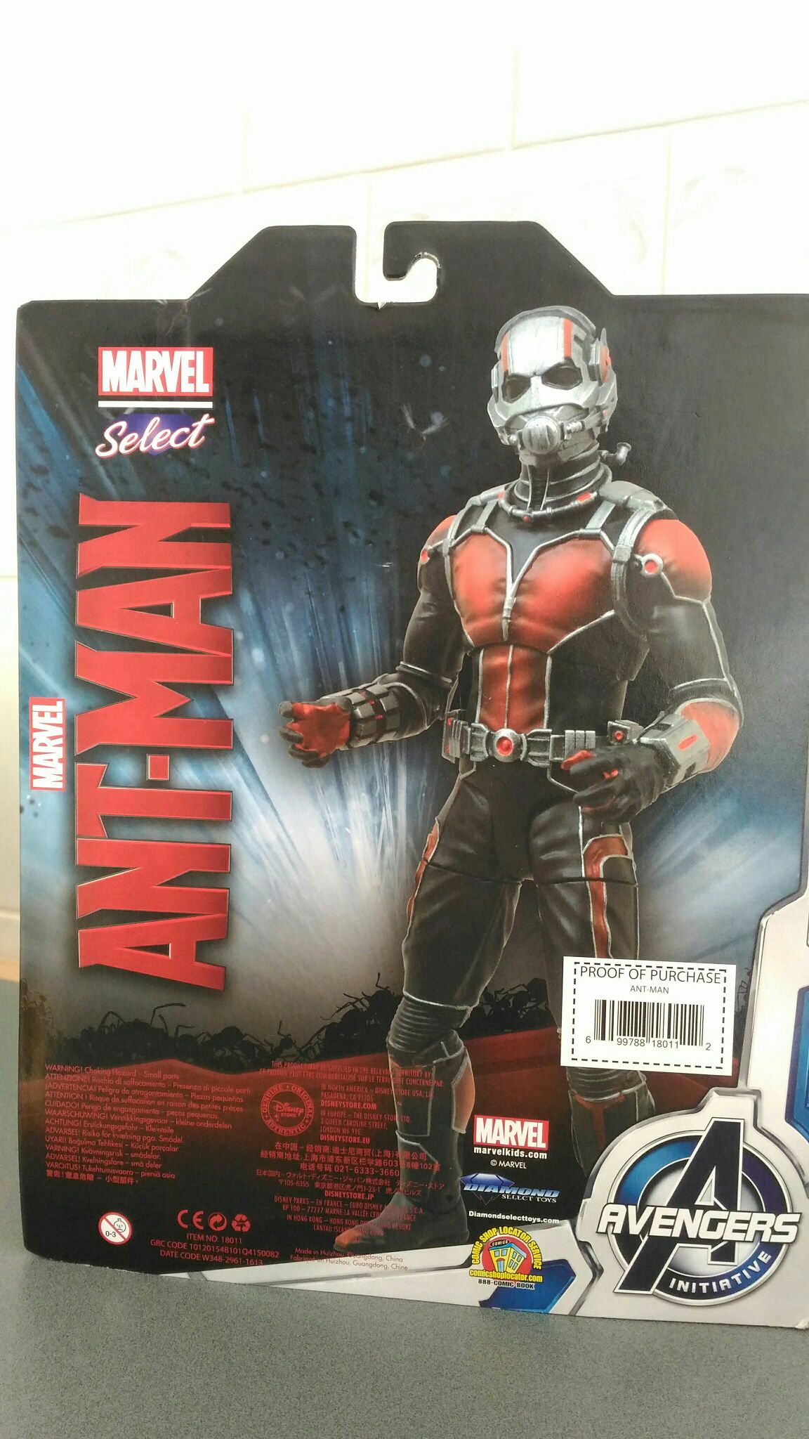 Marvel Select Ant-Man - Marvel Select (Avengers Initiative) action figure collectible [Barcode 699788180112] - Main Image 2