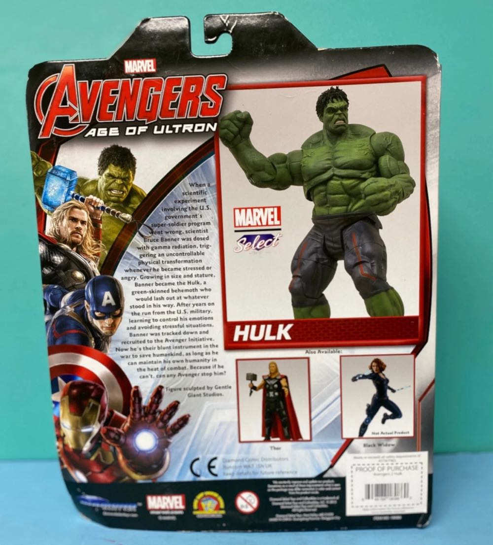 Hulk - Marvel Select (Diamond Select) (MCU (Avengers - Hulk)) action figure collectible [Barcode 699788180860] - Main Image 4