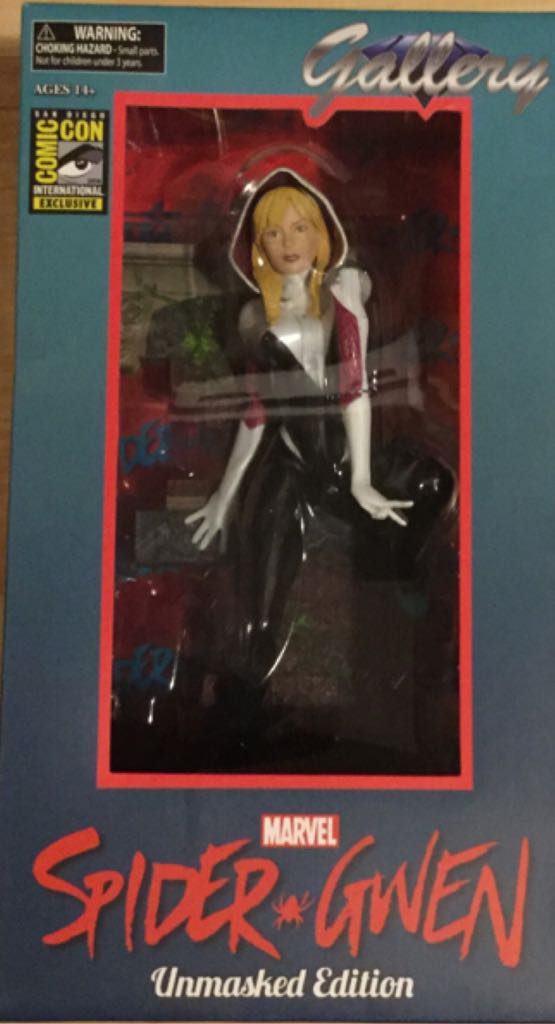Diamond Gallery: Spider-Gwen (Unmasked) (San Diego Comic Con 2016 Exclusive) #2098 Of 3000 - Diamond Select Toys (Gallery) action figure collectible [Barcode 699788182239] - Main Image 1