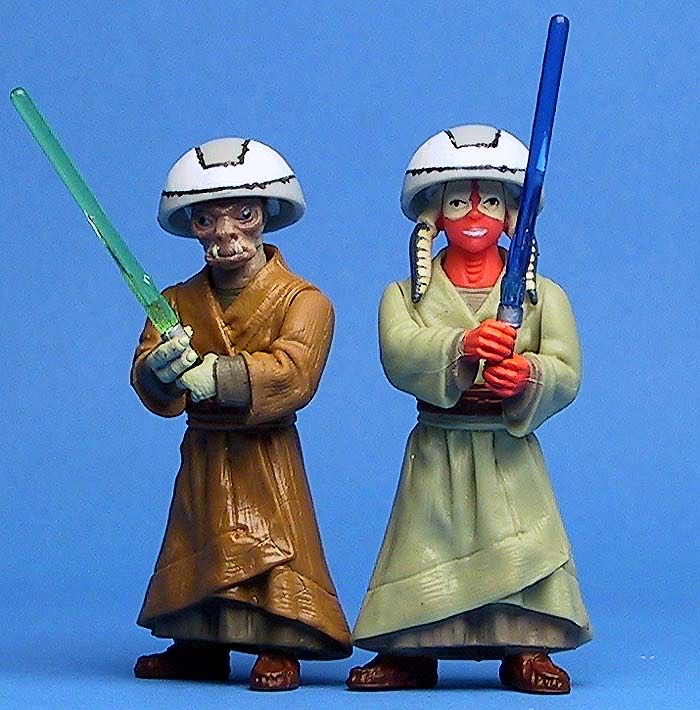 Ashla & Jempa Jedi Temple Training (3.75) - Hasbro (Action Figure) action figure collectible [Barcode 076930850305] - Main Image 4