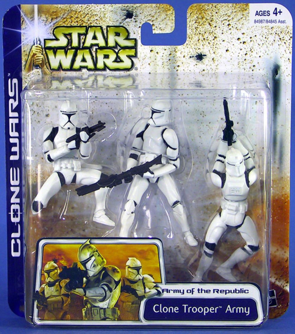 Clone Trooper Army (Army Of The Republic)  (Multipack) action figure collectible [Barcode 076930849873] - Main Image 2