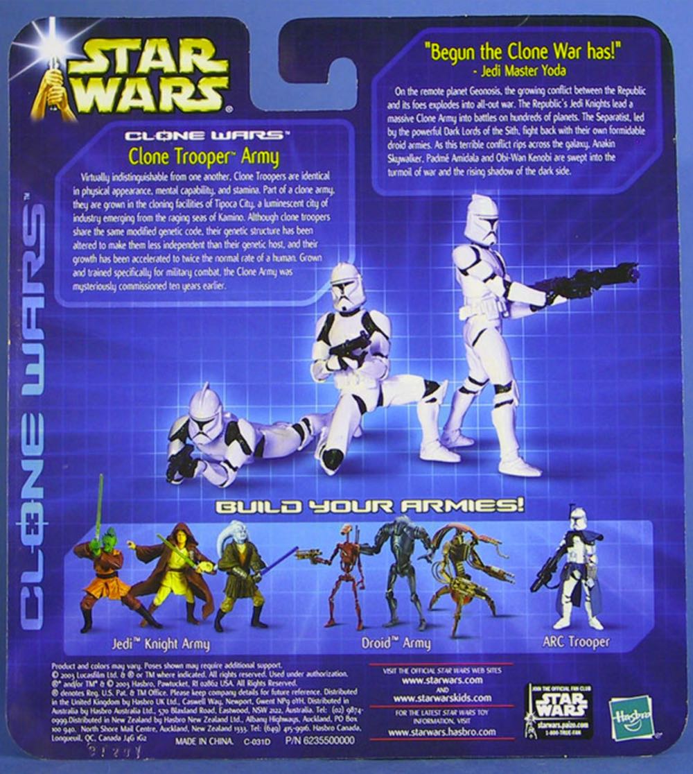 Clone Trooper Army (Army Of The Republic)  (Multipack) action figure collectible [Barcode 076930849873] - Main Image 3