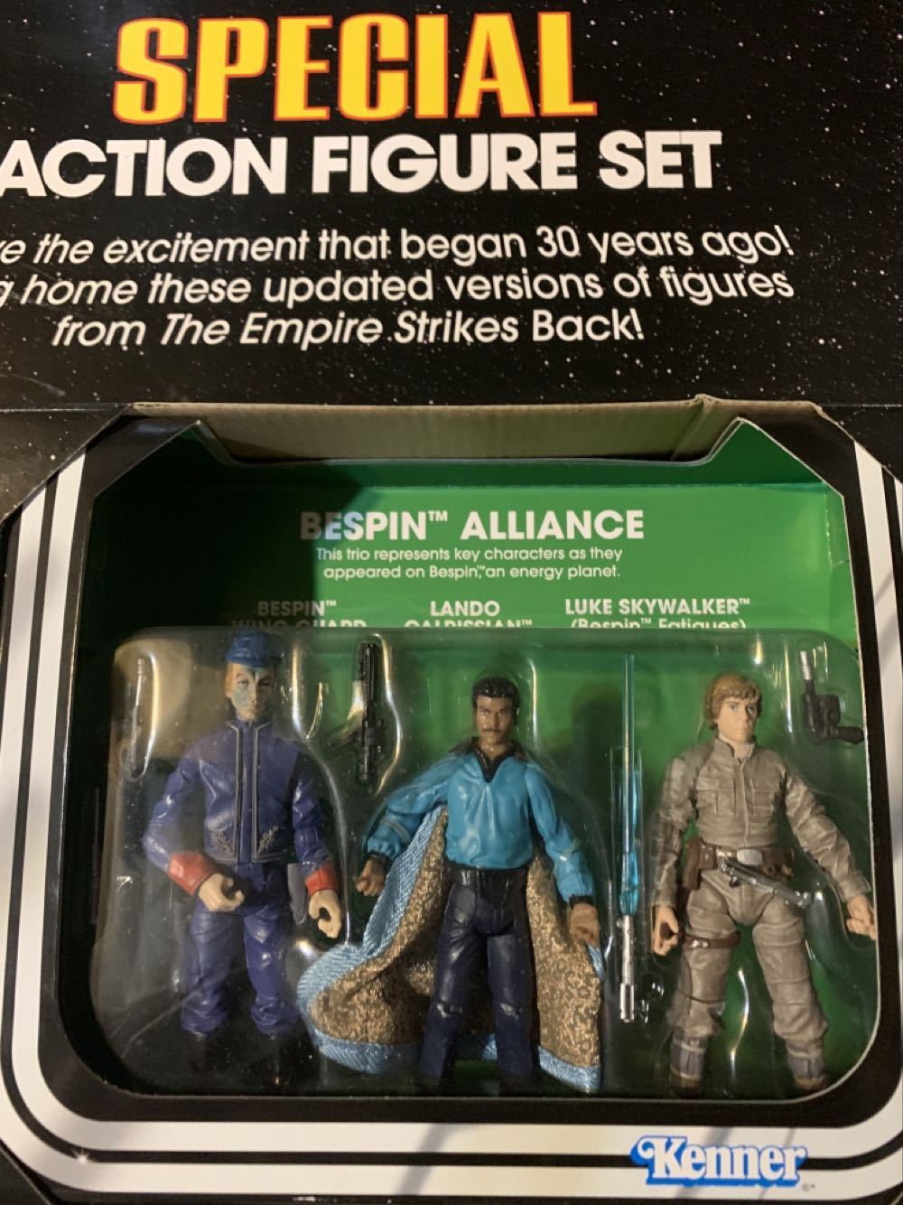 Special Figures Set: Bespin Alliance: Wing Guard; Lando Calrissian; Luke Skywalker - Hasbro (Star Wars: The Empire Strikes Back) action figure collectible [Barcode 653569599210] - Main Image 4