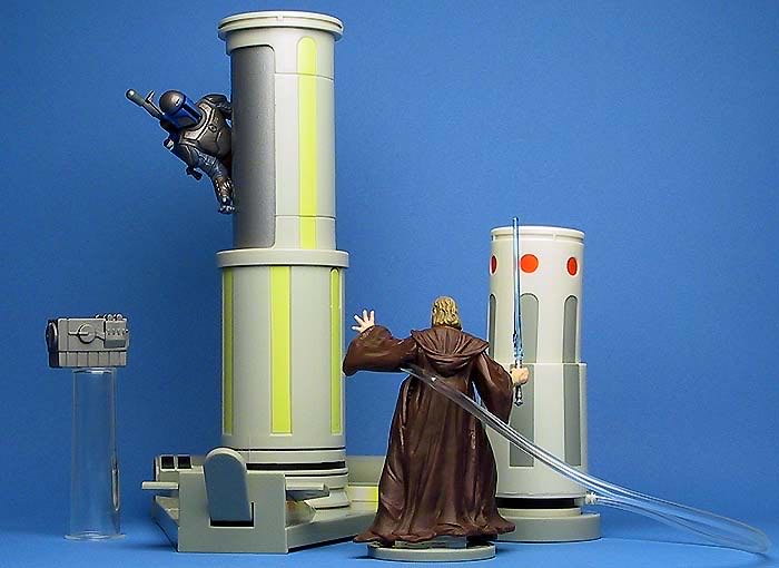 Obi-Wan Kenobi (Kamino Confrontation) - Hasbro (Star Wars - Saga) action figure collectible [Barcode 076930851579] - Main Image 4