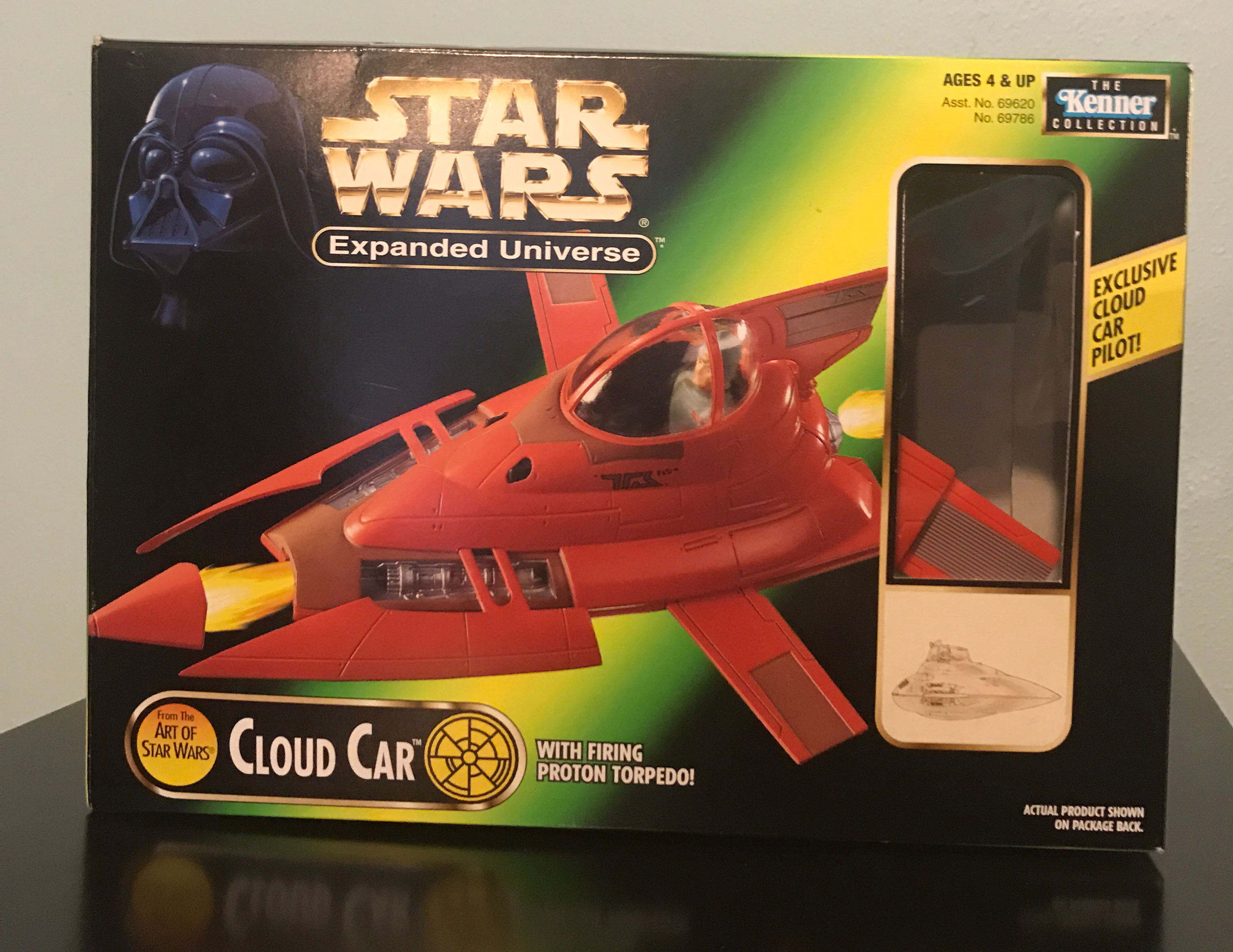 Cloud Car w/ Firing Proton Torpedo! - Hasbro (Power Of The Force) (Vehicle) action figure collectible [Barcode 076281697864] - Main Image 2