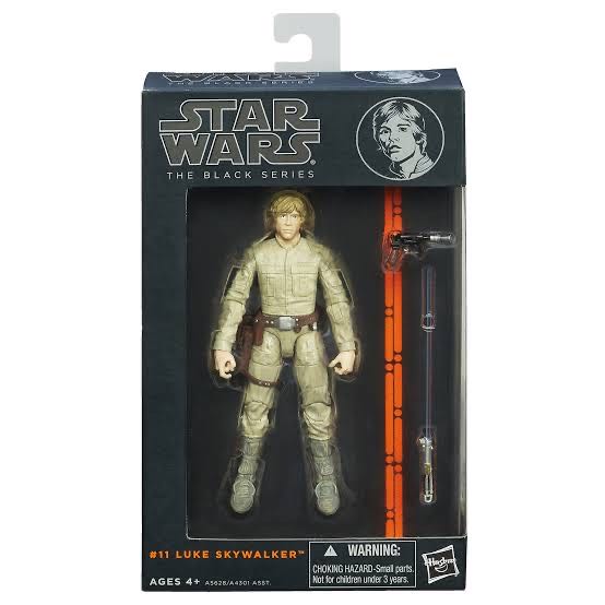Luke Skywalker # 11 - Hasbro (SW BS Basic Assortment 2013-2014 Orange) action figure collectible [Barcode 653569888765] - Main Image 3