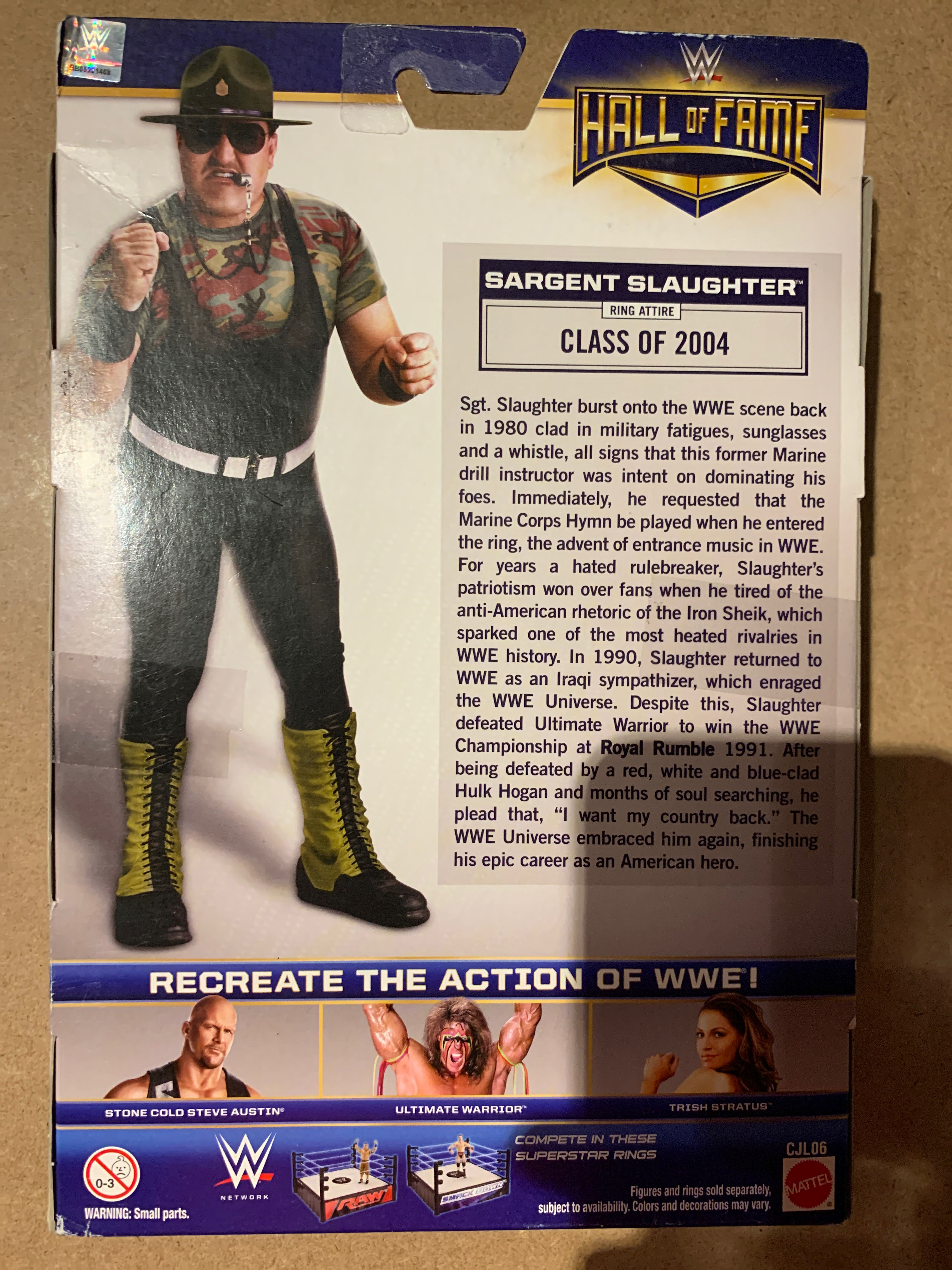 Sgt Slaughter  (Hall Of Fame) action figure collectible - Main Image 2