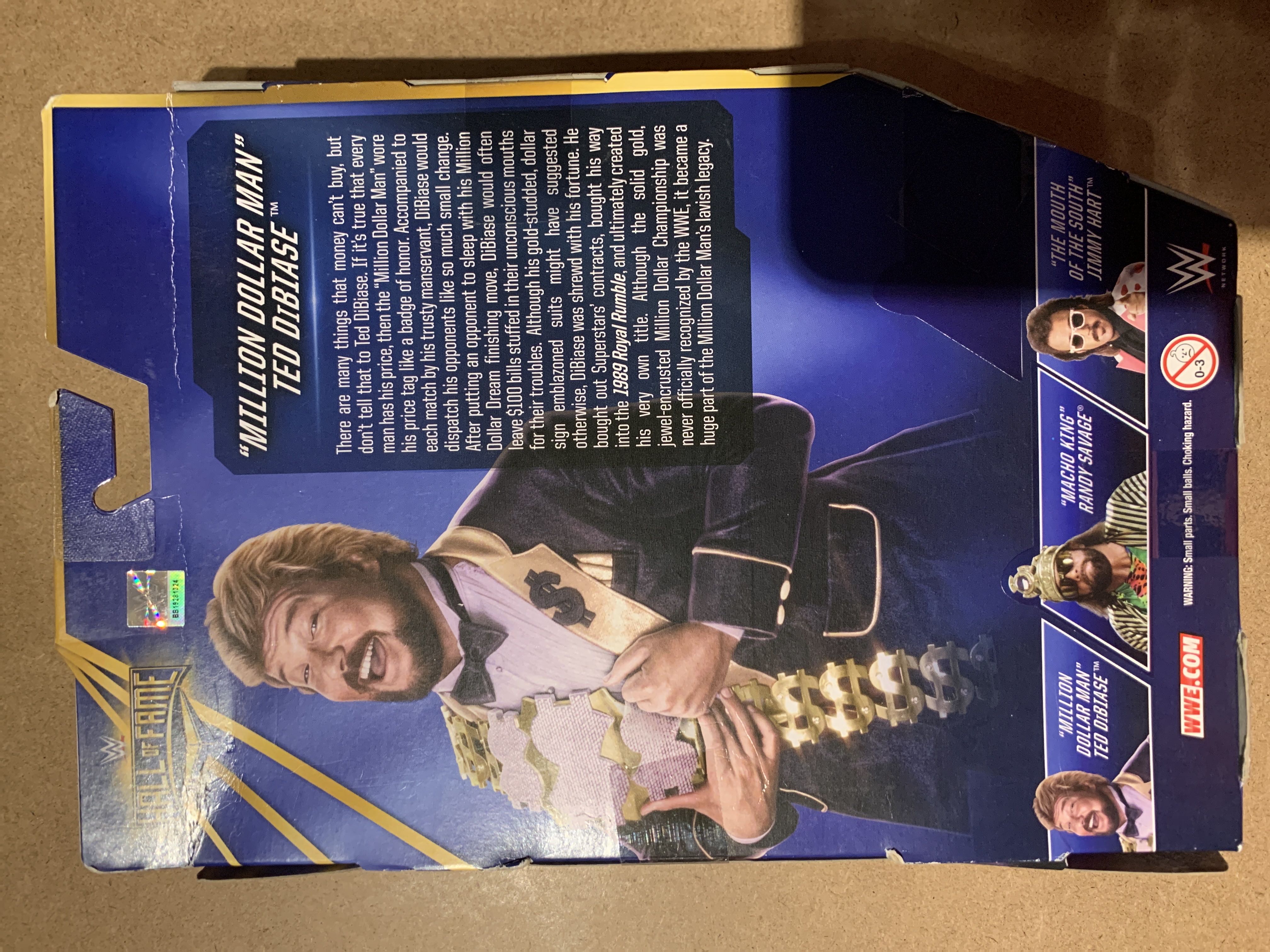 “Million Dollar Man” Ted DiBiase  (Hall Of Fame) action figure collectible - Main Image 2