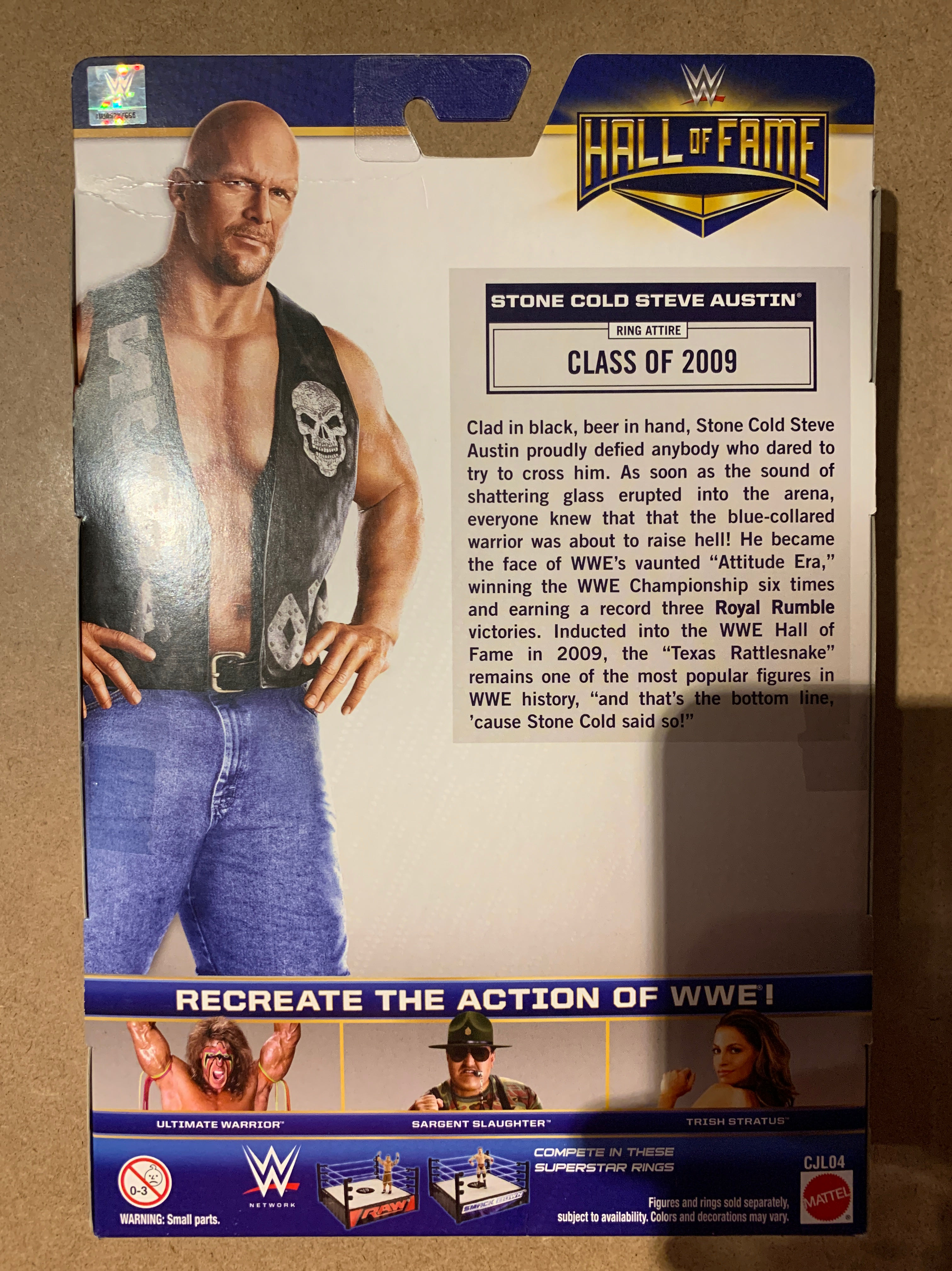 Stone Cold Steve Austin  (Hall Of Fame) action figure collectible - Main Image 2