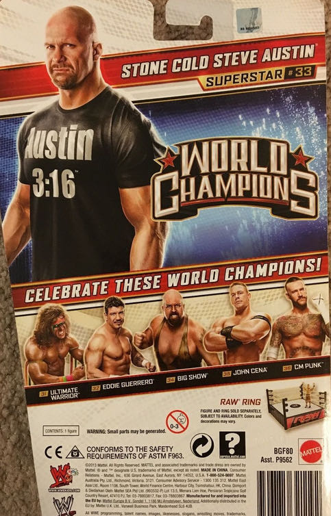 Stone Cold Steve Austin - Mattel Wwe (WWE Series 29) action figure collectible - Main Image 4