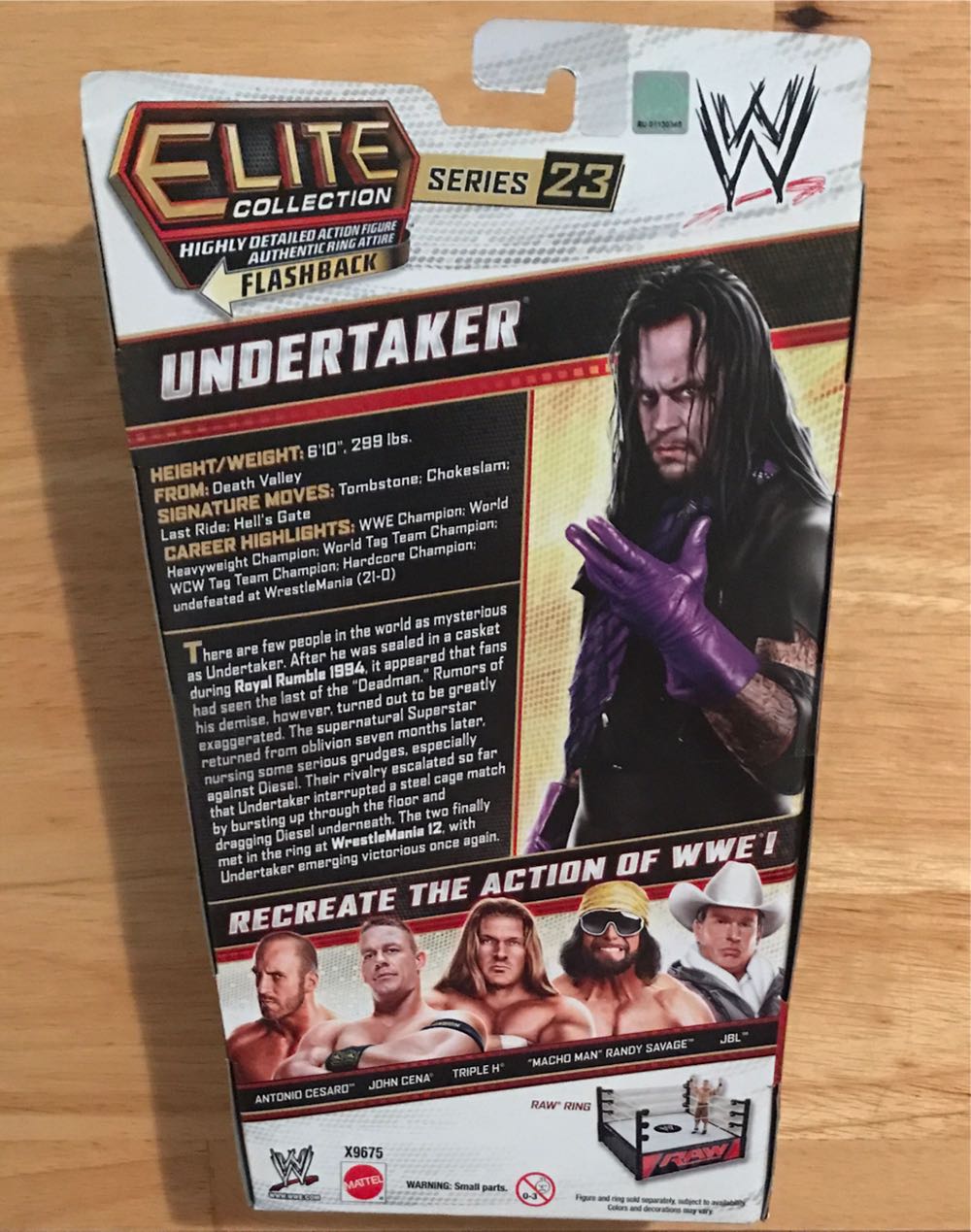 WWE: The Undertaker - Mattel Wwe (WWE Mattel Elite Series 23) action figure collectible [Barcode 746775181895] - Main Image 2