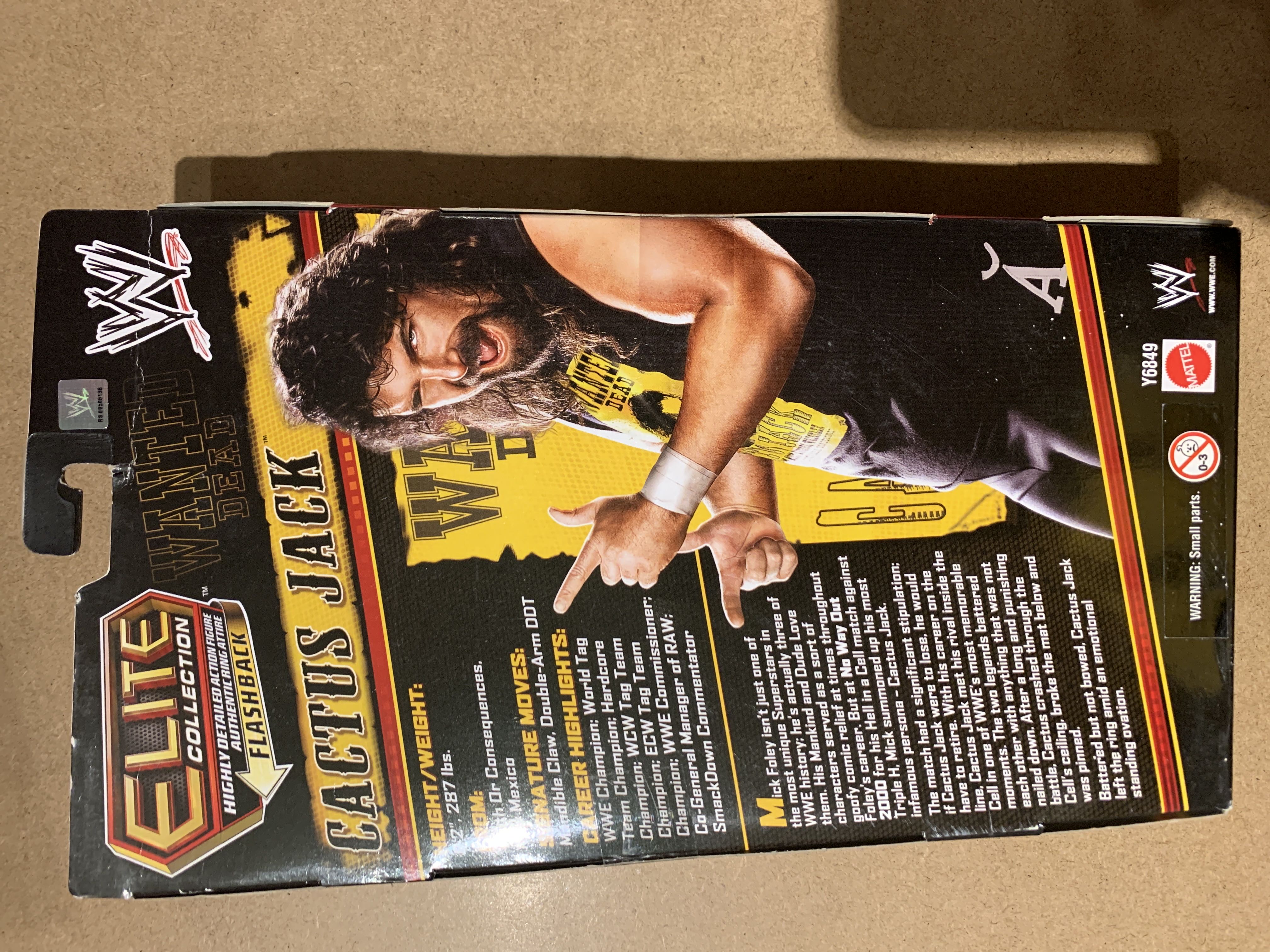 Cactus Jack  (WWE Elite Ringside Exclusive) action figure collectible - Main Image 2