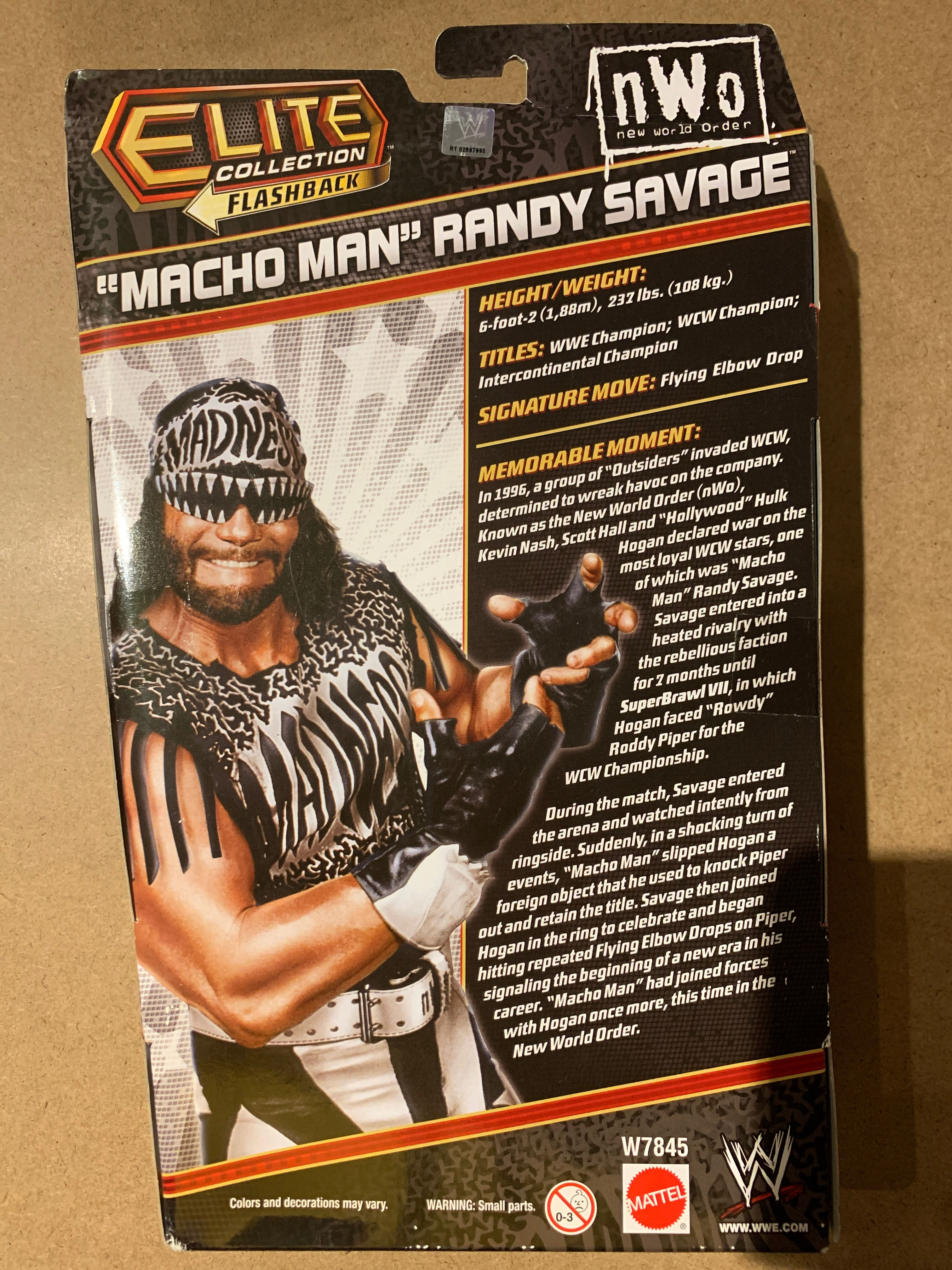 WWE: Macho Man Randy Savage  (WWE Elite Ringside Exclusive) action figure collectible - Main Image 2