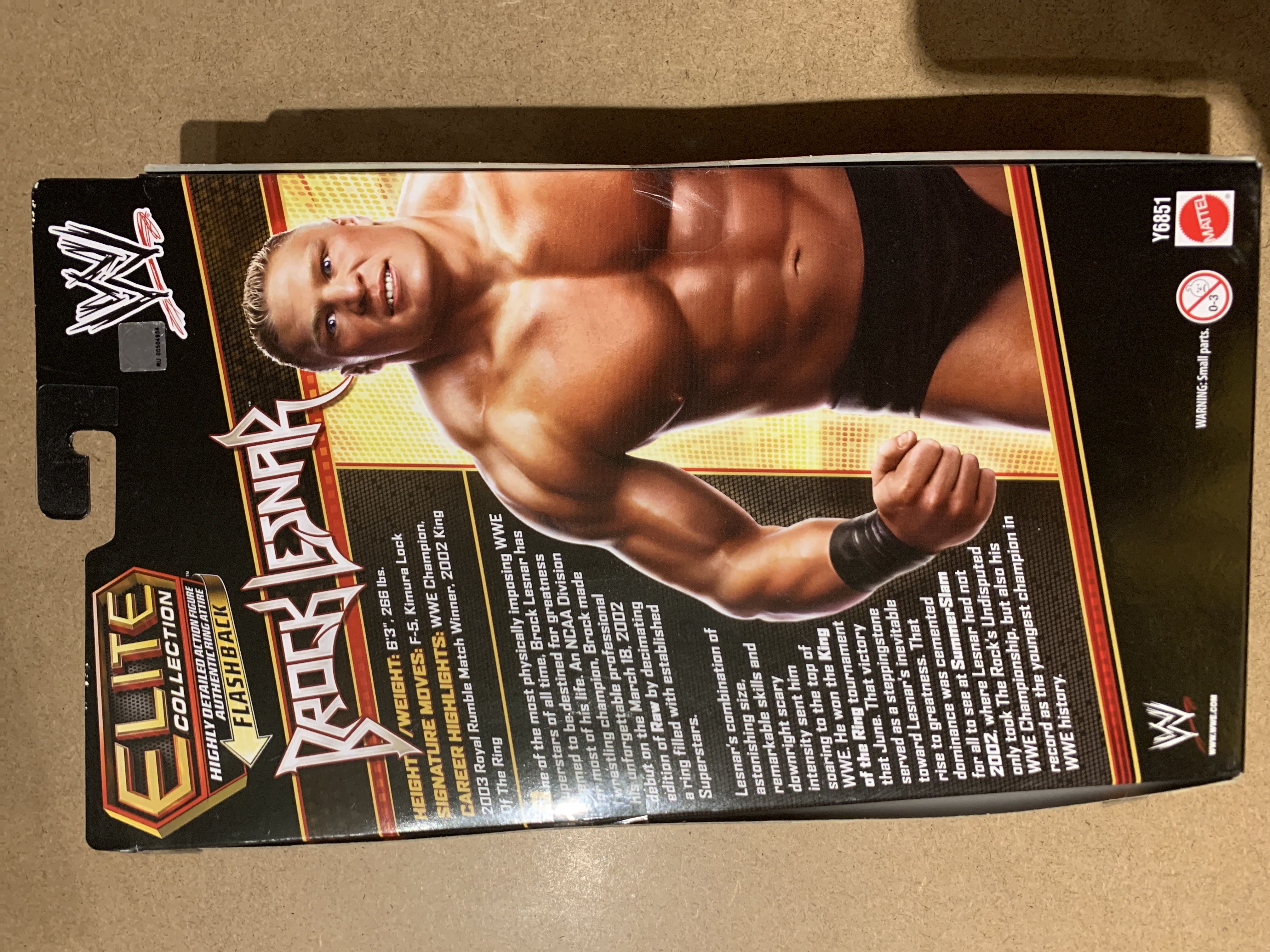 Brock Lesnar  (WWE Elite Ringside Exclusive) action figure collectible - Main Image 2