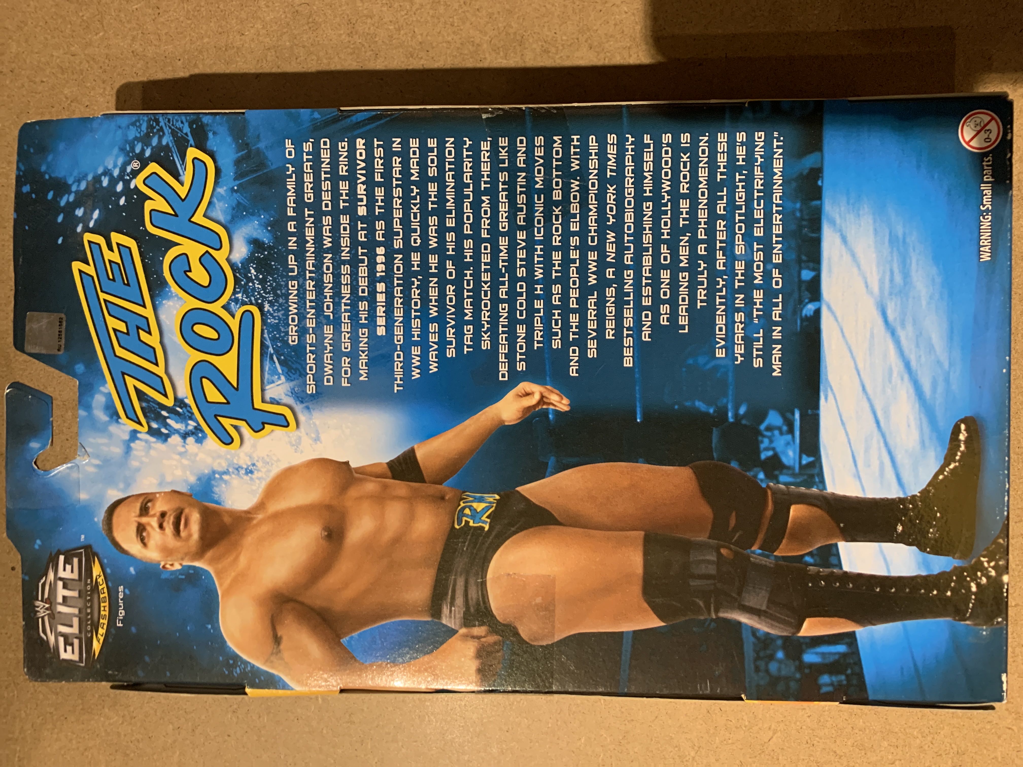 The Rock  (WWE Elite Ringside Exclusive) action figure collectible - Main Image 2