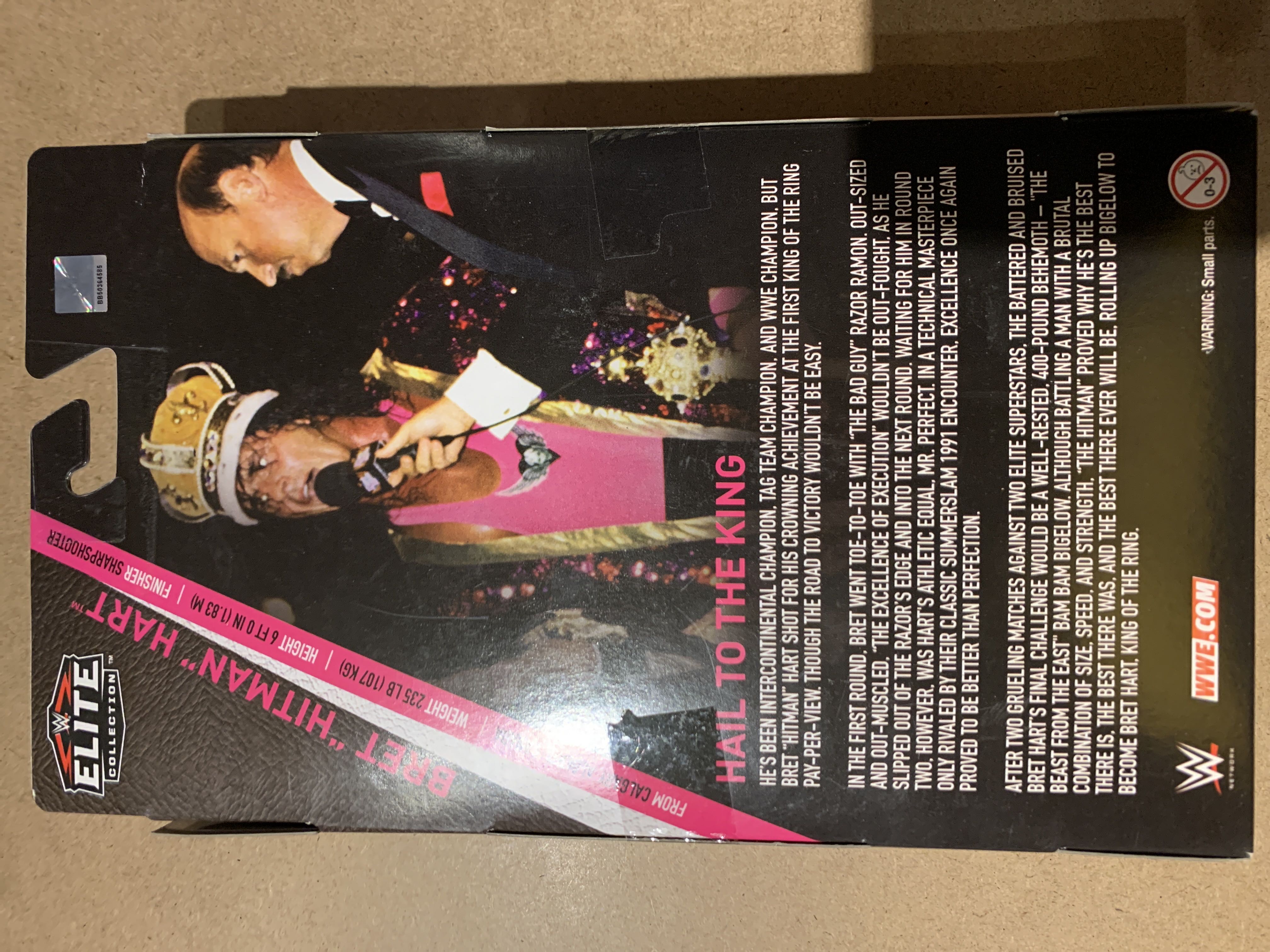 Bret “Hitman” Hart KOTR attire  (WWE Elite Ringside Exclusive) action figure collectible - Main Image 2