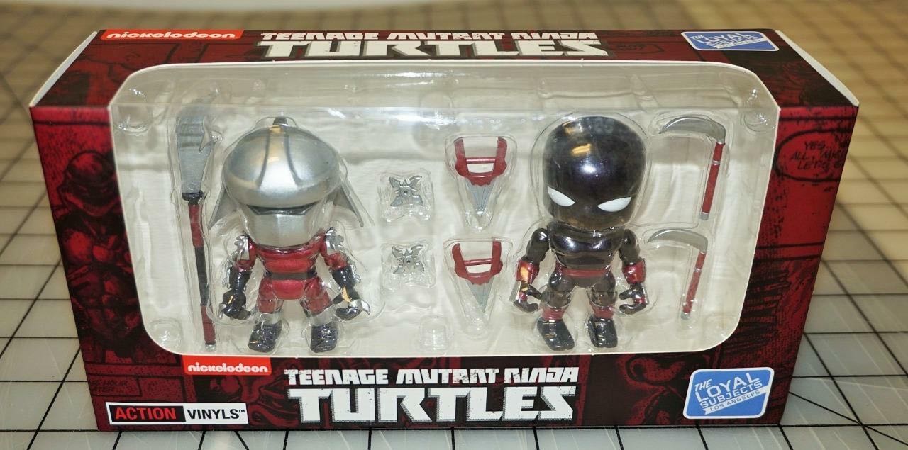 The Loyal Subjects Shredder And Foot Soldier Metallic 2 Pack - Viacom/The Loyal Subjects (Teenage Mutant Ninja Turtles) action figure collectible [Barcode 820103873864] - Main Image 2