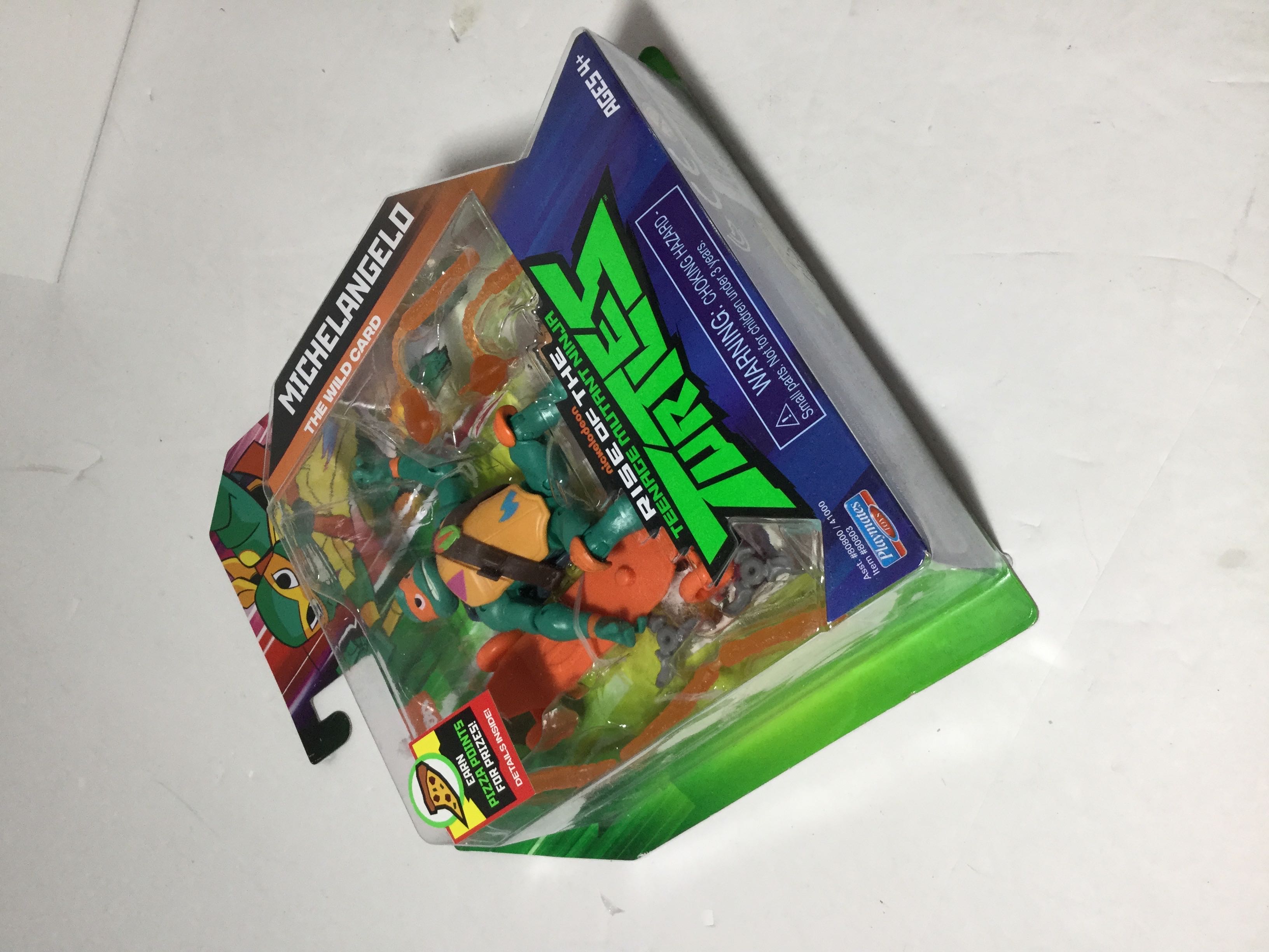 TMNT: Rise of - Michaelangelo - Playmates (TMNT 2018 Line) action figure collectible [Barcode 043377808039] - Main Image 3