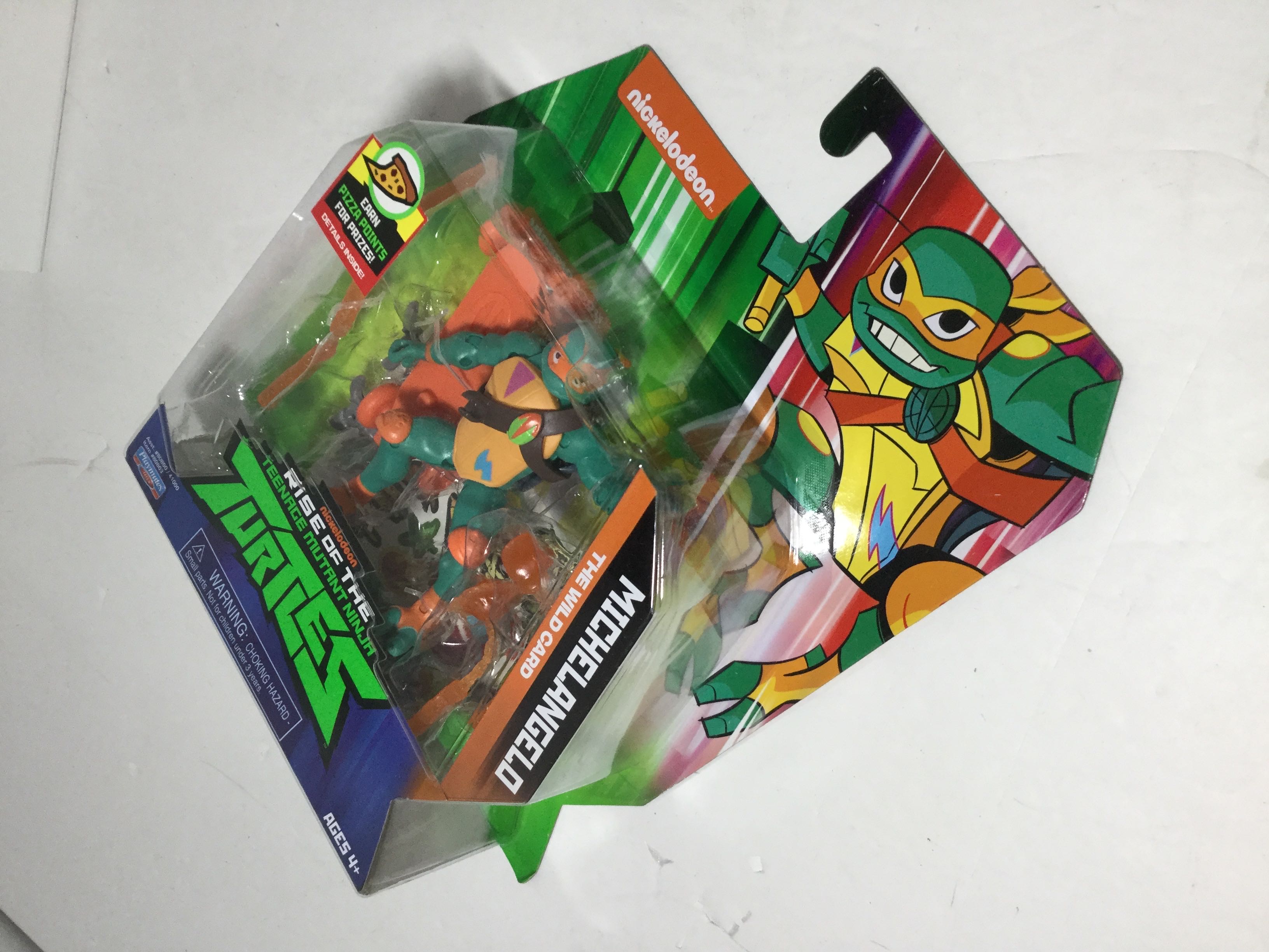 TMNT: Rise of - Michaelangelo - Playmates (TMNT 2018 Line) action figure collectible [Barcode 043377808039] - Main Image 4