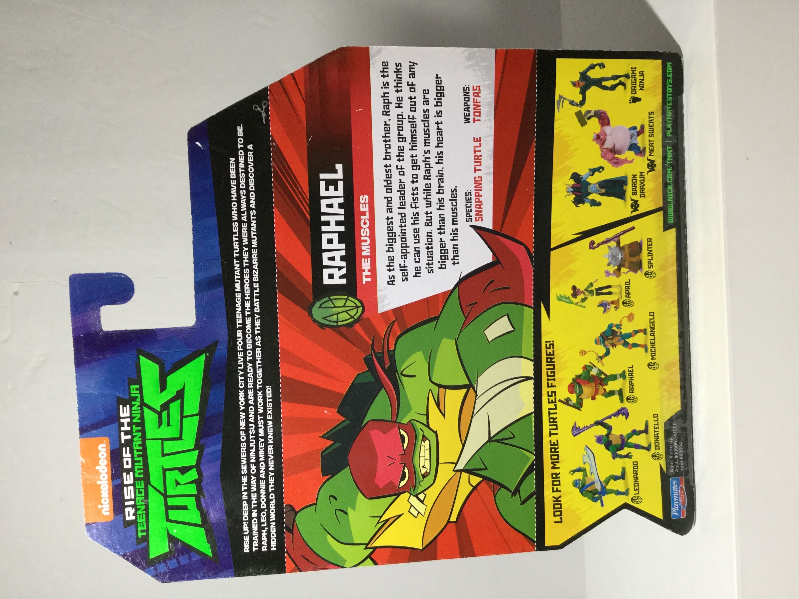TMNT: Rise Of - Raphael - Playmates (Raphael - TMNT) action figure collectible [Barcode 043377808046] - Main Image 2