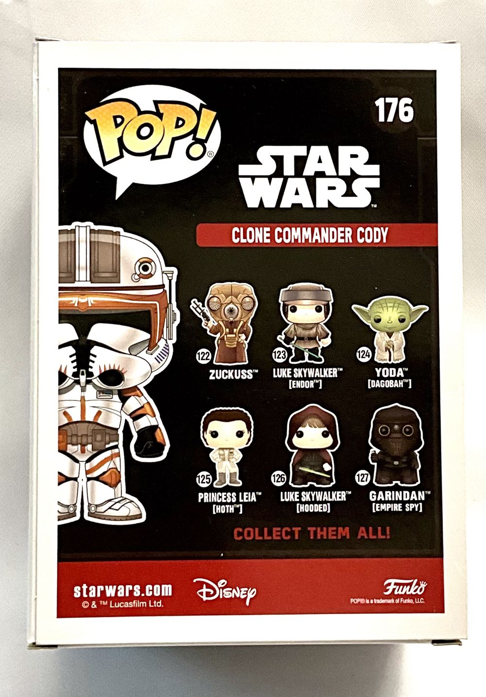 #176 Clone Commander Cody - Funko Pop! (Funko Pop!) action figure collectible [Barcode 889698132510] - Main Image 2