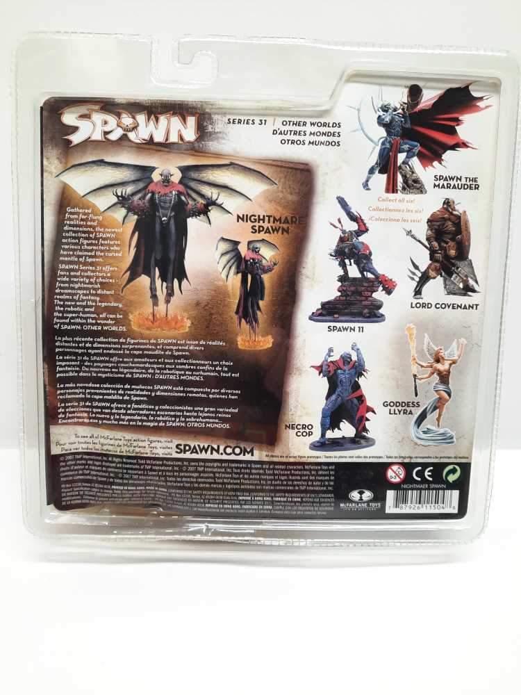 Nightmare Spawn - MacFarlane Toys (Spawn: Otherworlds: 6”) action figure collectible [Barcode 787926115048] - Main Image 2
