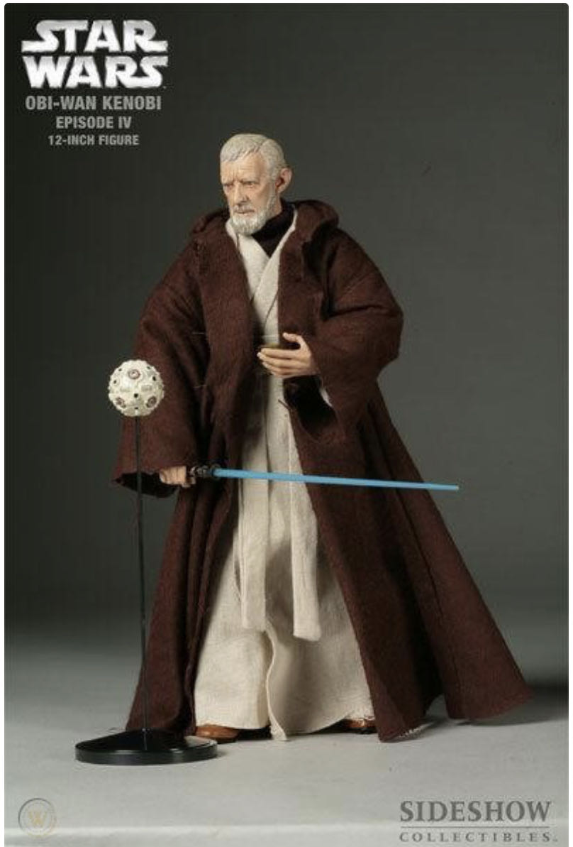 Obi-wan Kenobi 1.0 Ex (A New Hope) - Sideshow Collectibles (Star Wars) action figure collectible [Barcode 747720210202] - Main Image 2