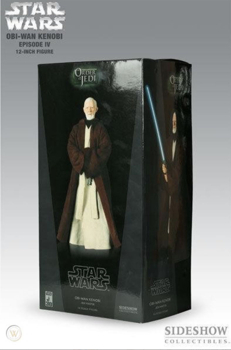 Obi-wan Kenobi 1.0 Ex (A New Hope) - Sideshow Collectibles (Star Wars) action figure collectible [Barcode 747720210202] - Main Image 3