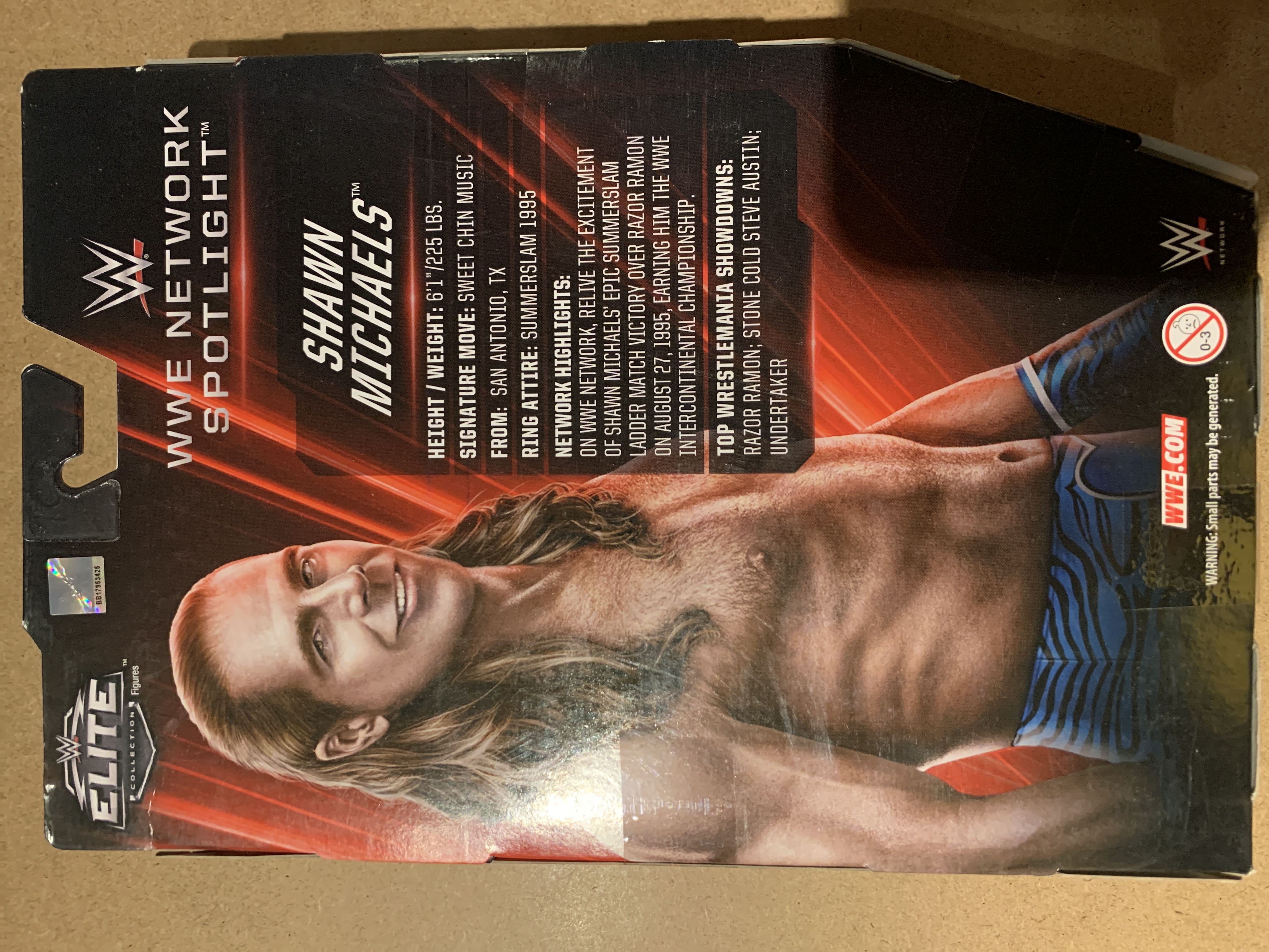 Shawn Michaels  (Elite WWE Network Spotlight) action figure collectible - Main Image 2