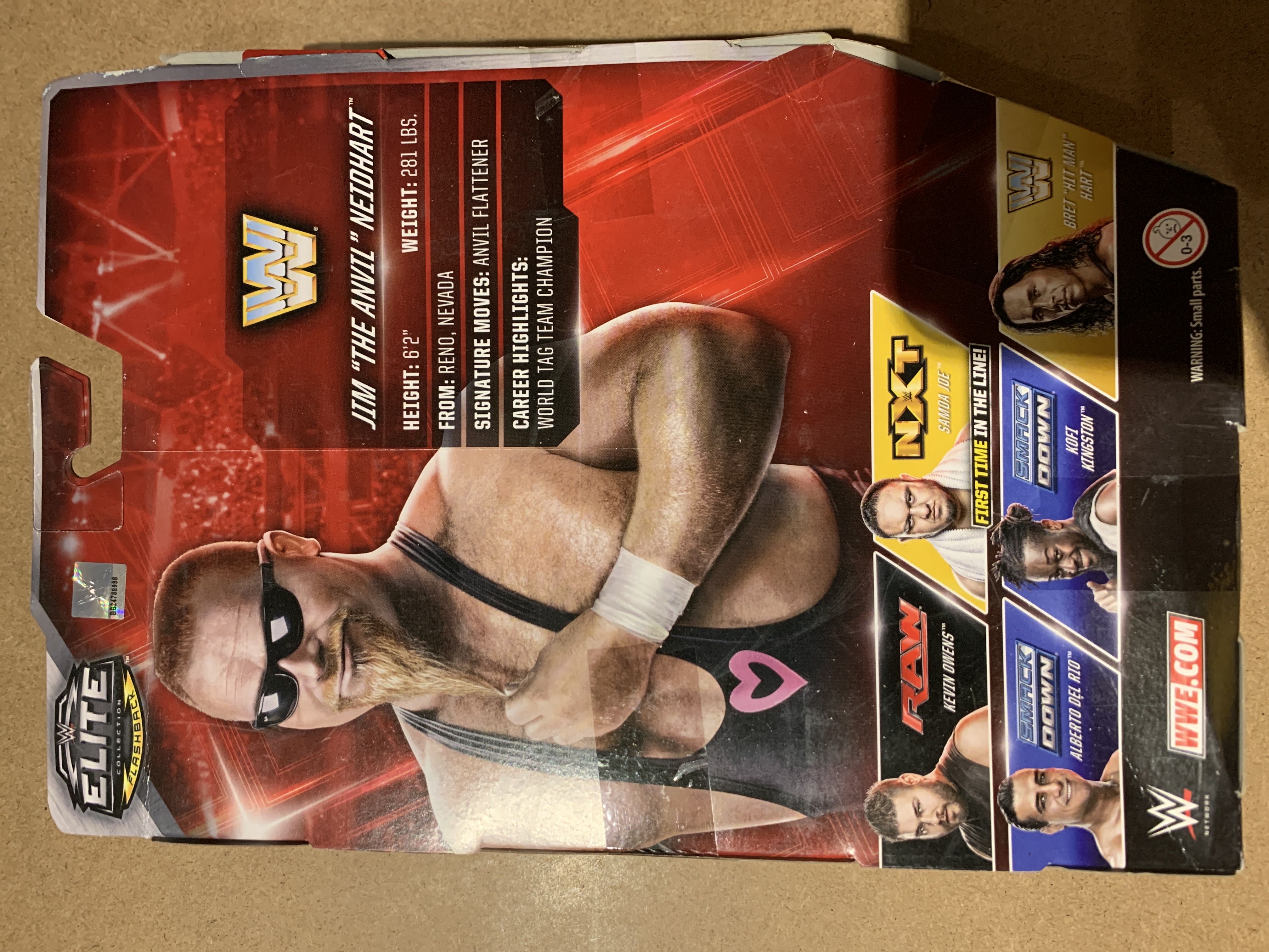 Jim “The Anvil” Neidhart  (Elite Collection) action figure collectible - Main Image 2