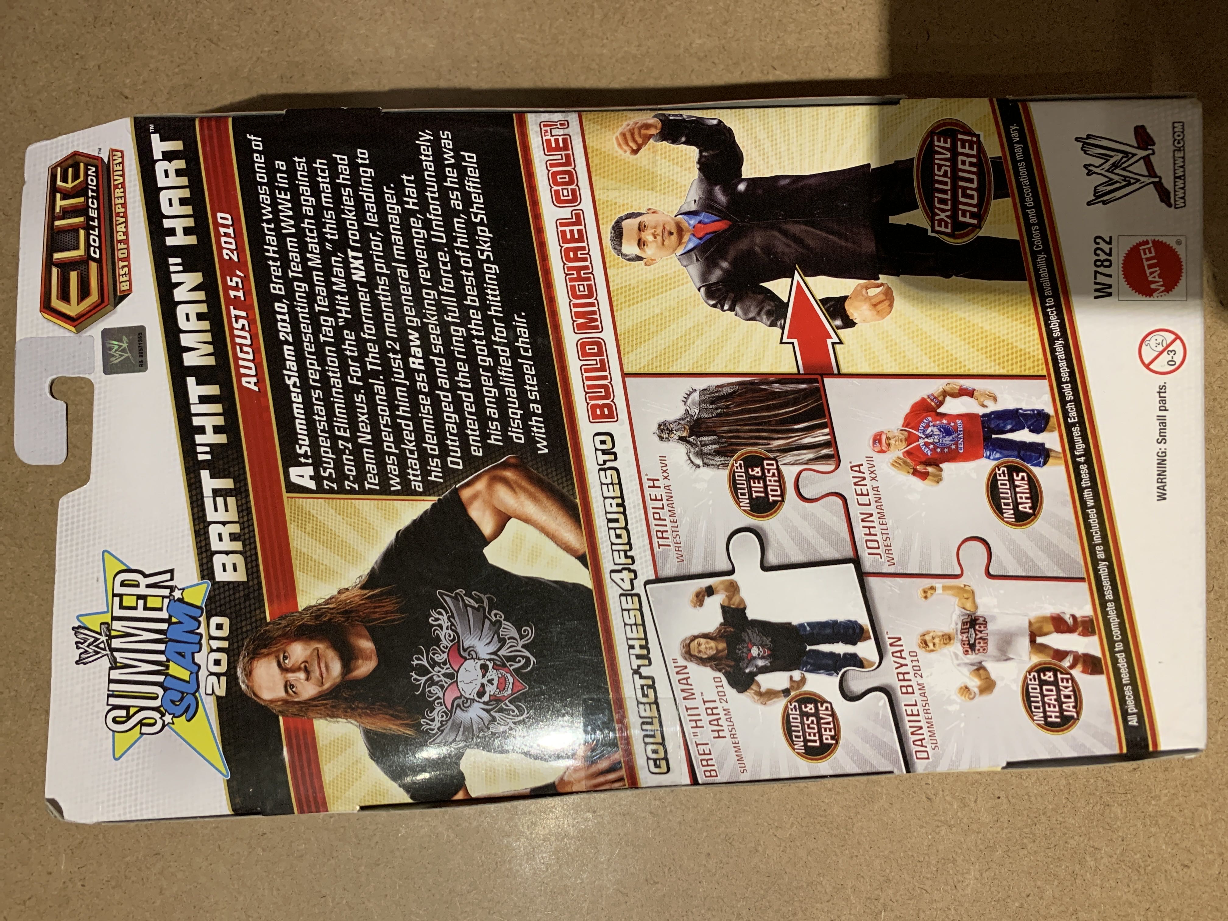 Bret “Hitman” Hart  (Elite Collection) action figure collectible - Main Image 2