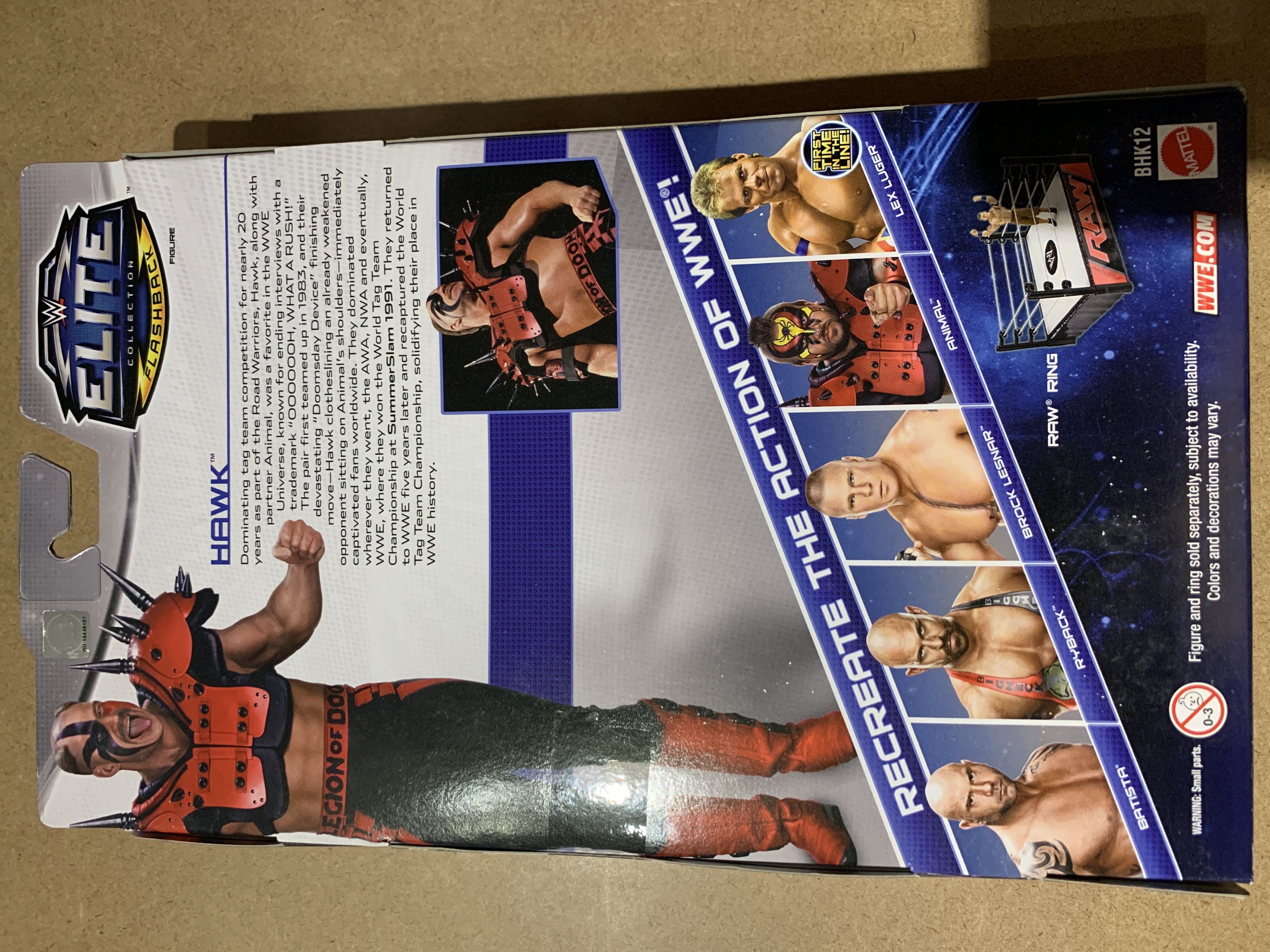 Hawk  (Elite Flashback) action figure collectible - Main Image 2