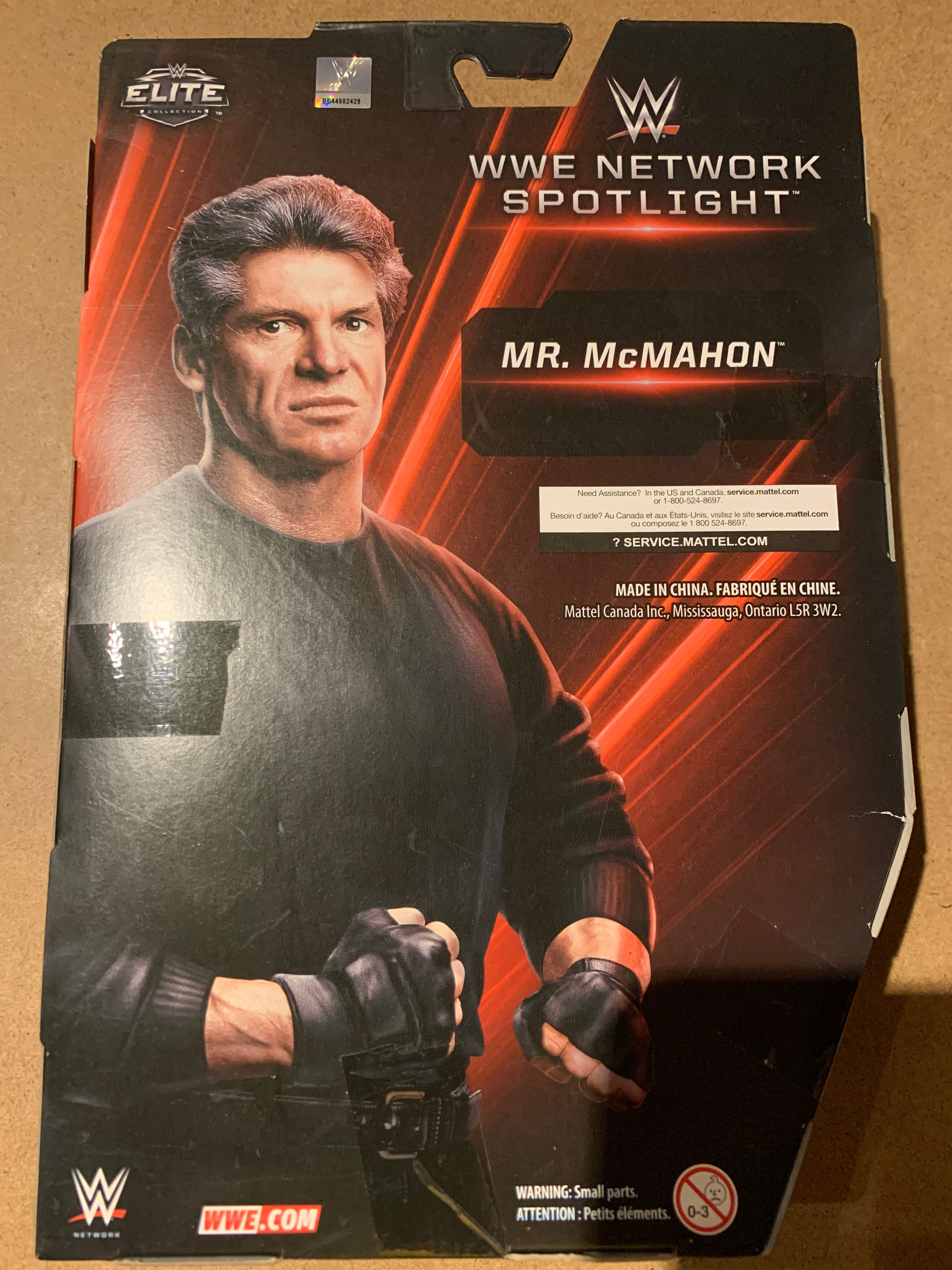 Mr. McMahon  (Elite WWE Network Spotlight) action figure collectible - Main Image 2