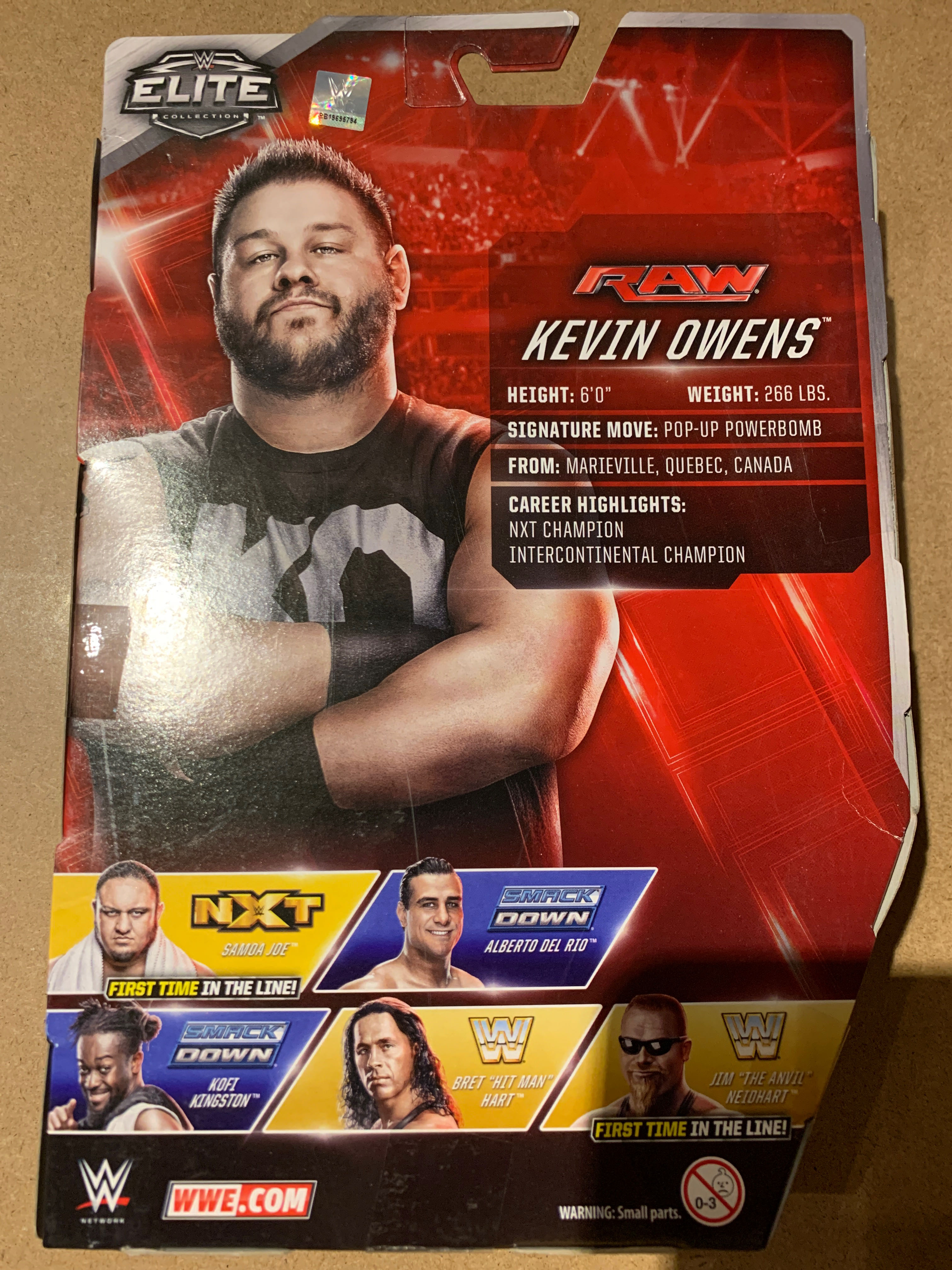 WWE: Kevin Owens  (Elite Collection) action figure collectible - Main Image 2