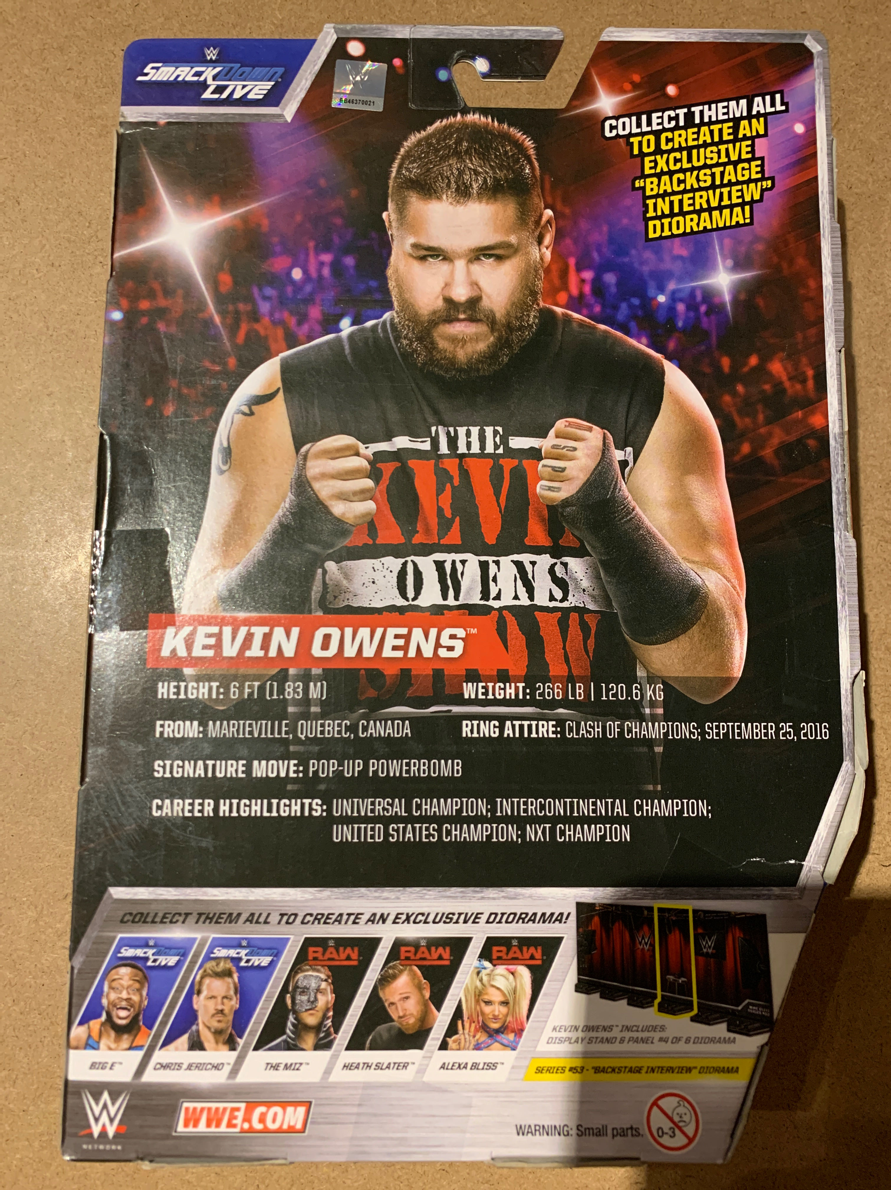 Kevin Owens  (Elite Collection) action figure collectible - Main Image 2