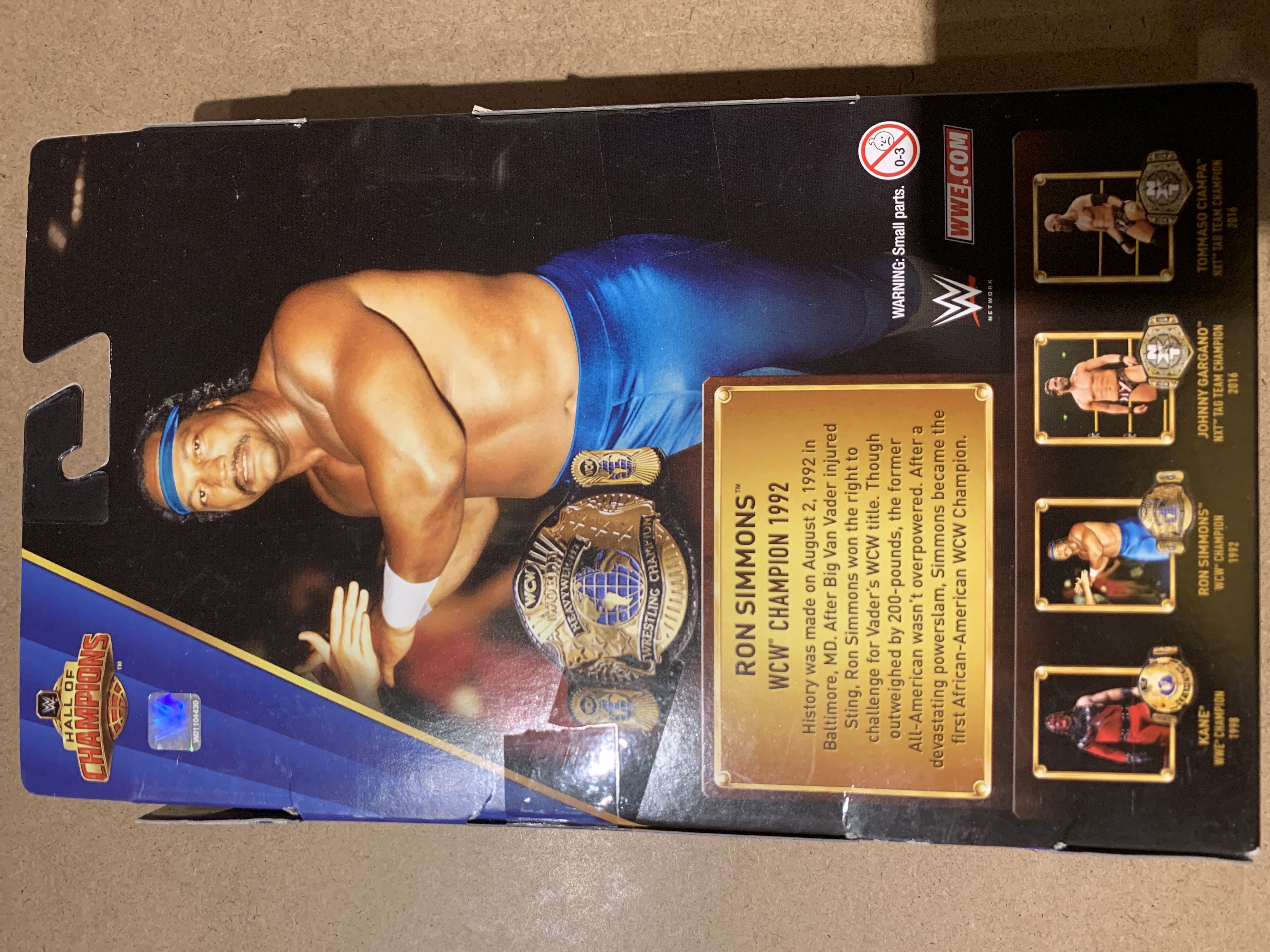 Ron Simmons  (Elite Hall Of Champions) action figure collectible - Main Image 2