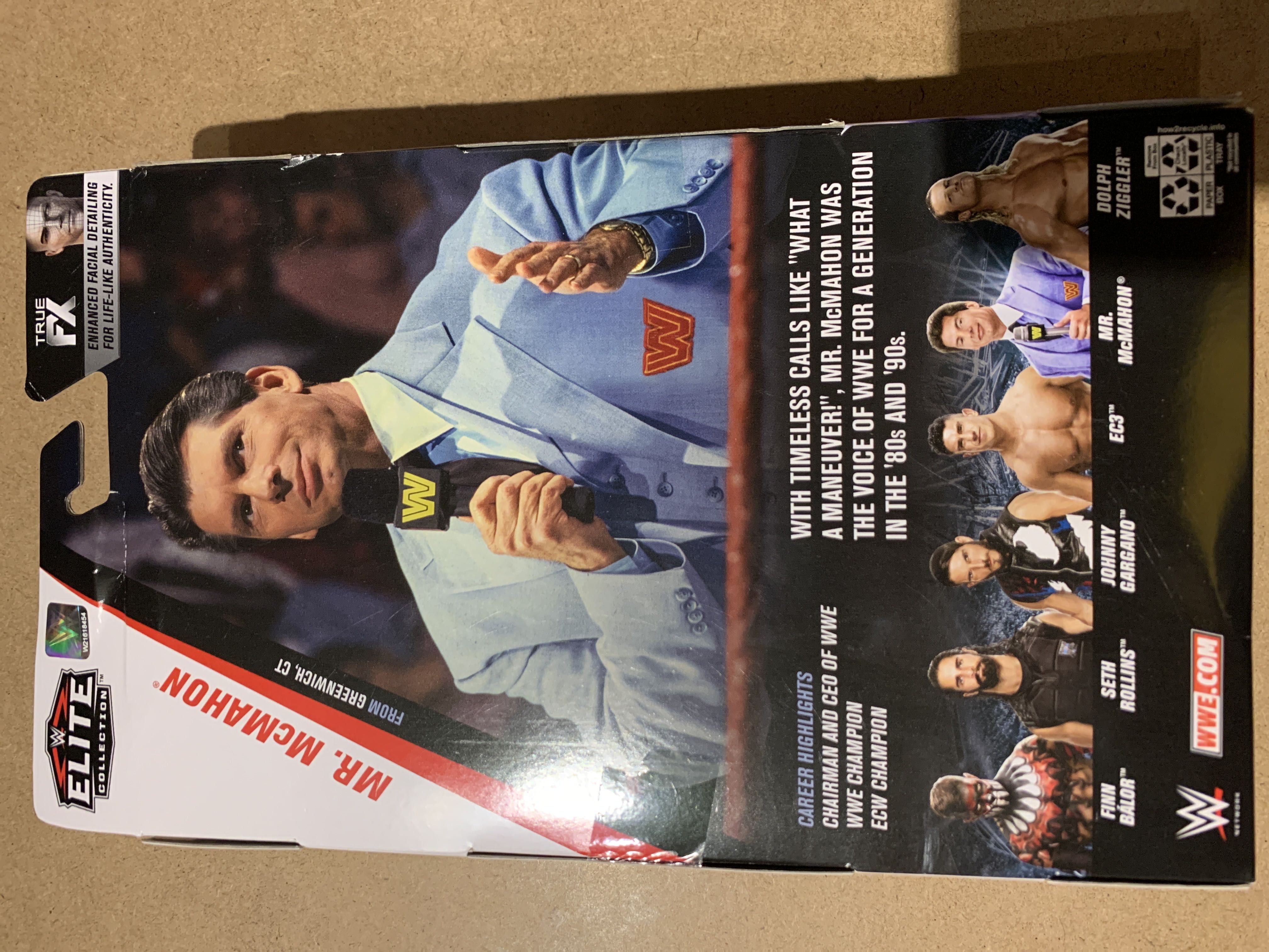 Mr. McMahon  (Elite Collection) action figure collectible - Main Image 2