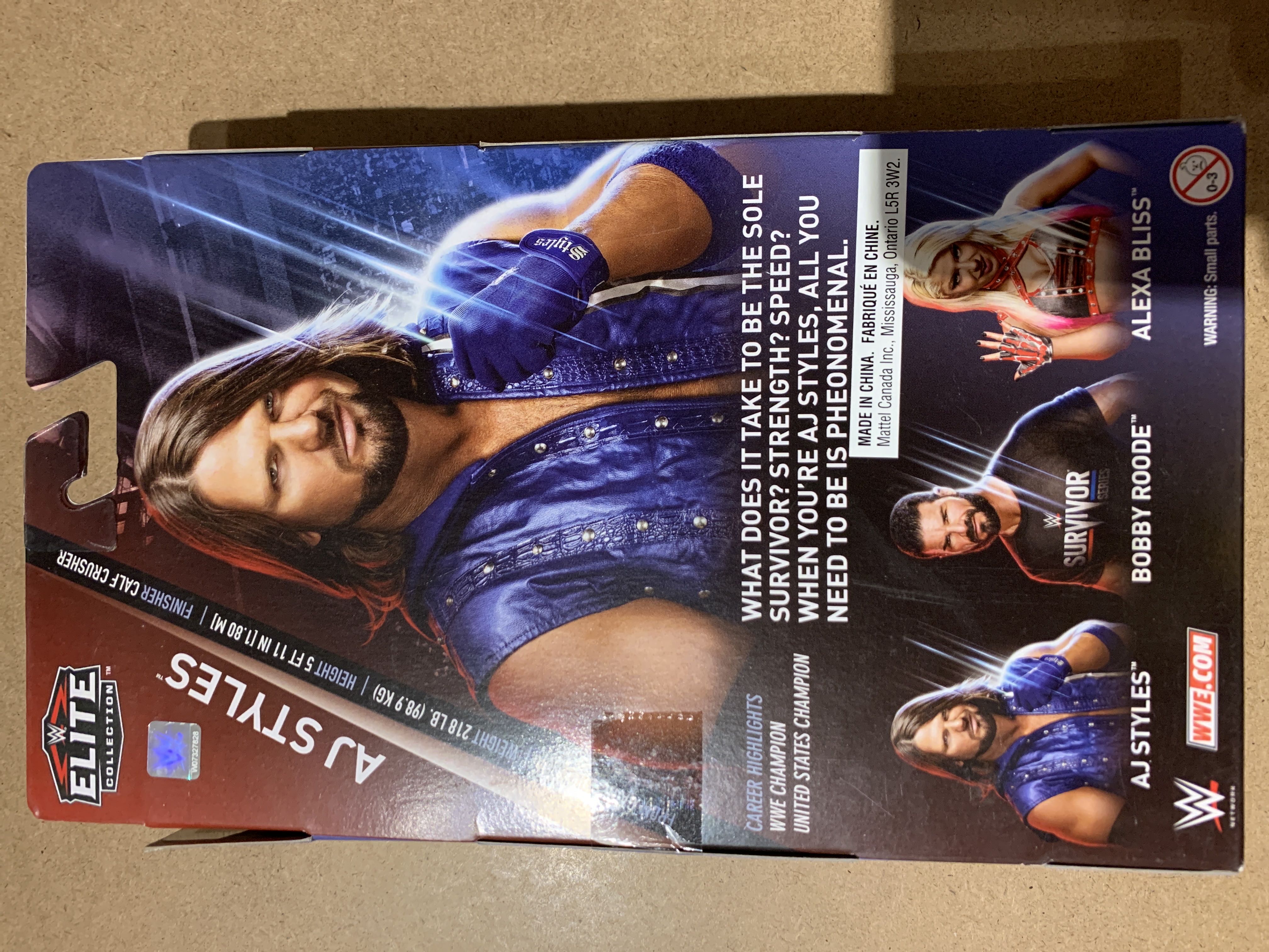 Aj Styles  (Elite Survivor Series) action figure collectible - Main Image 2