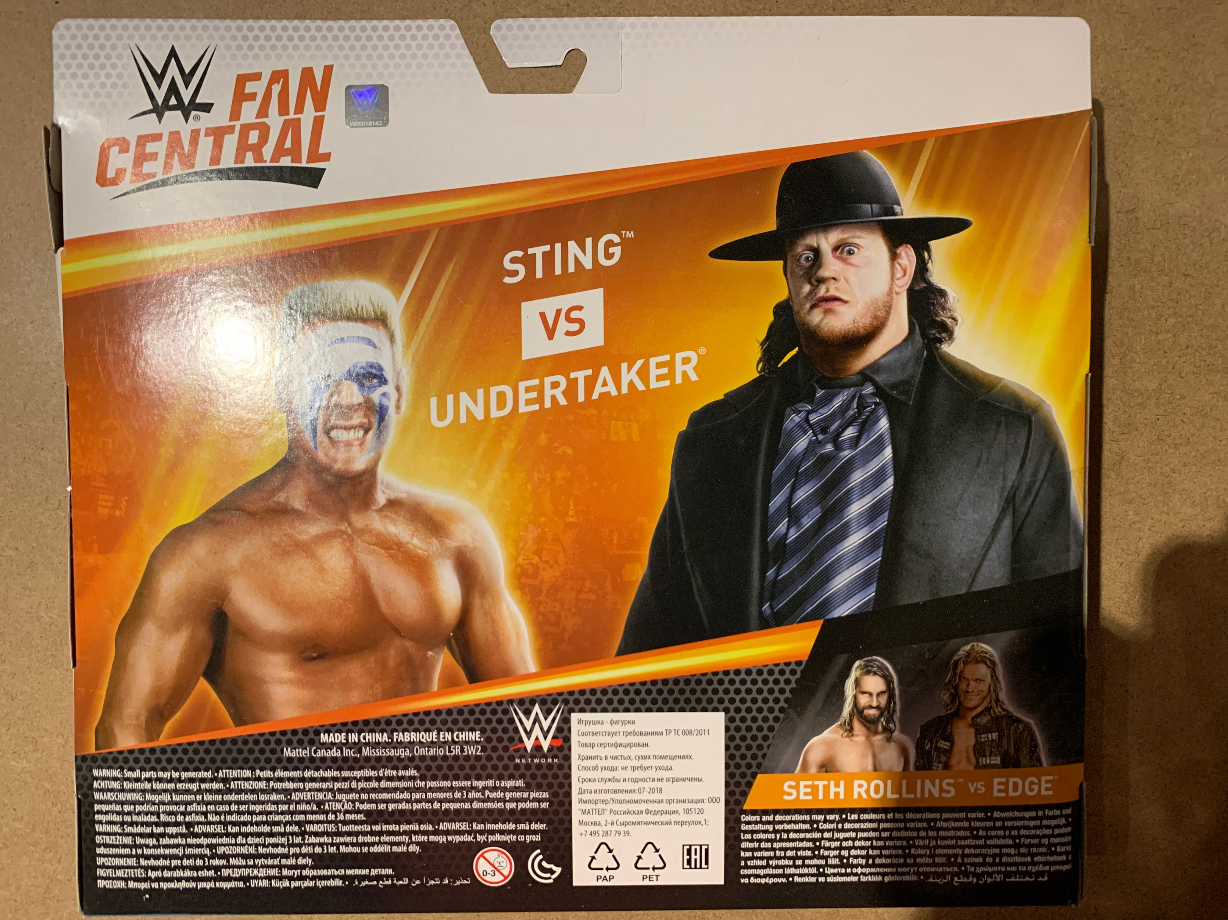 Sting vs Undertaker  (Elite Fan Central) action figure collectible - Main Image 2