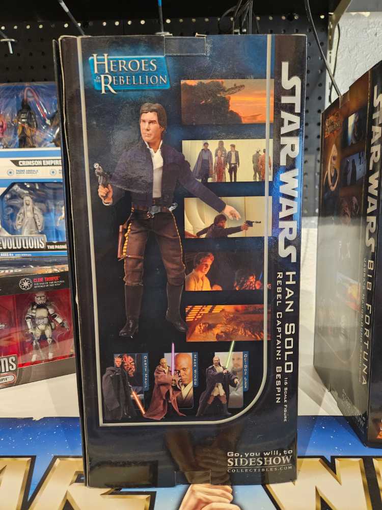 Star Wars: Hans Solo 1/6th Figure Bespin:  - Hot Toys / Sideshow (Space/Sc-Fi) action figure collectible [Barcode 747720207790] - Main Image 3