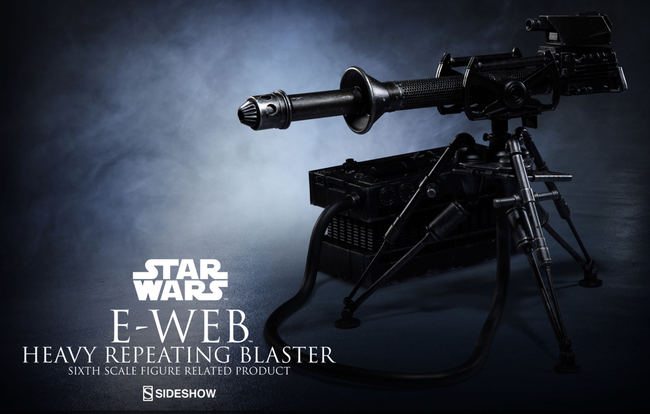 E-Web Heavy Repeating Blaster - Sideshow Collectibles (Star Wars) action figure collectible - Main Image 2