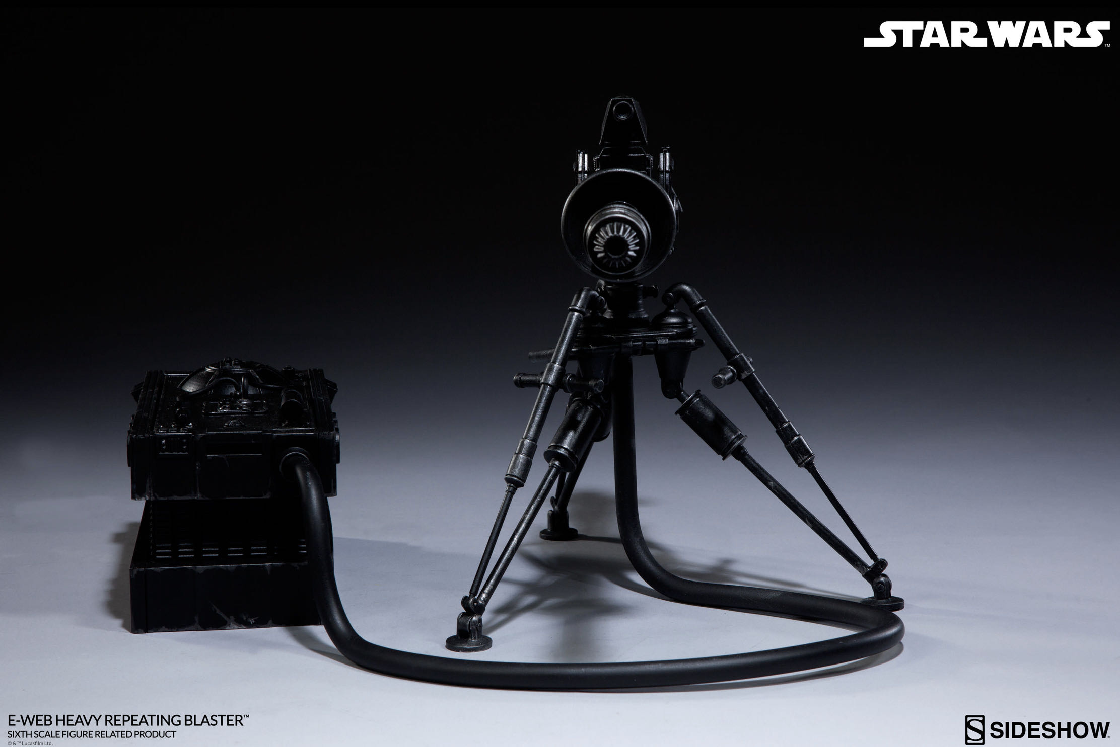 E-Web Heavy Repeating Blaster - Sideshow Collectibles (Star Wars) action figure collectible - Main Image 3