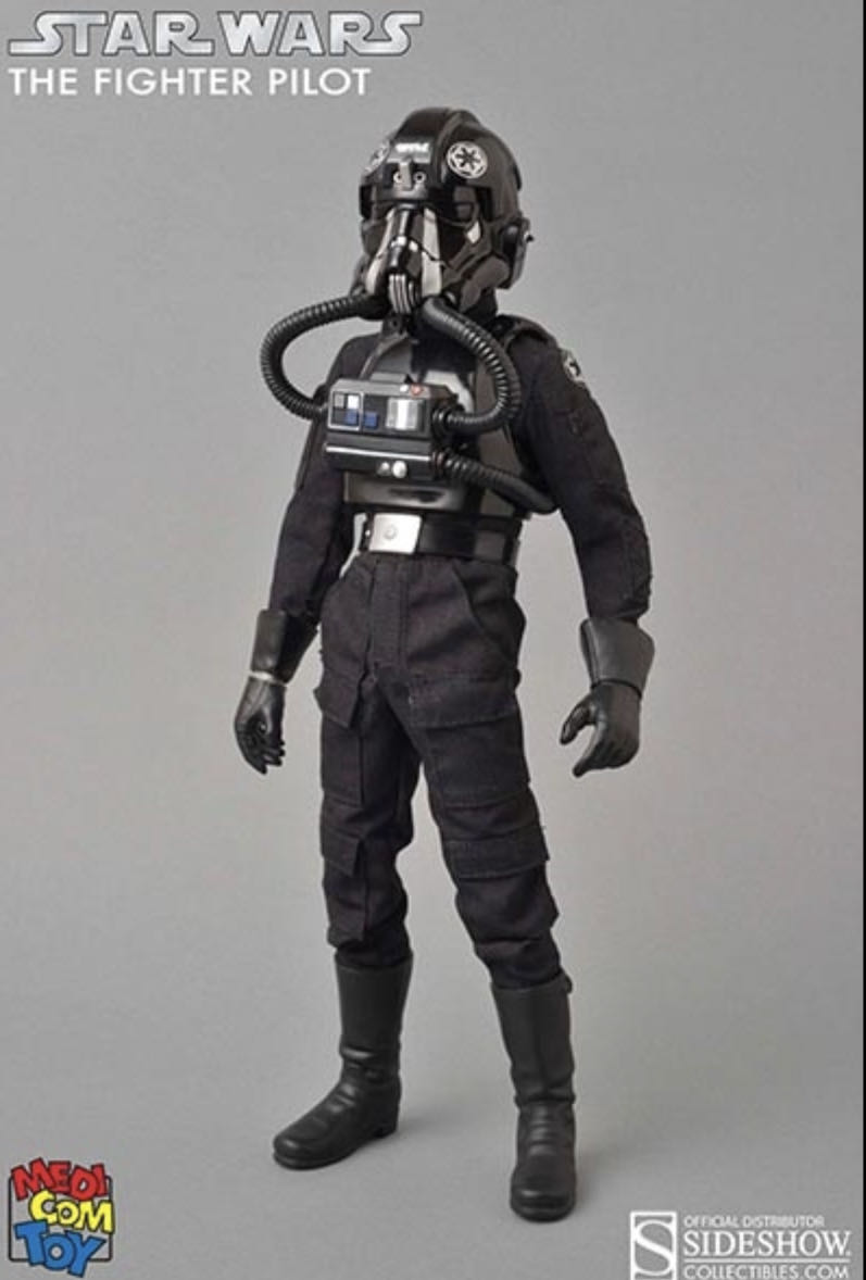 TIE Fighter Pilot - Black 3 “Backstabber” - Medicom Toys (Star Wars) action figure collectible - Main Image 2