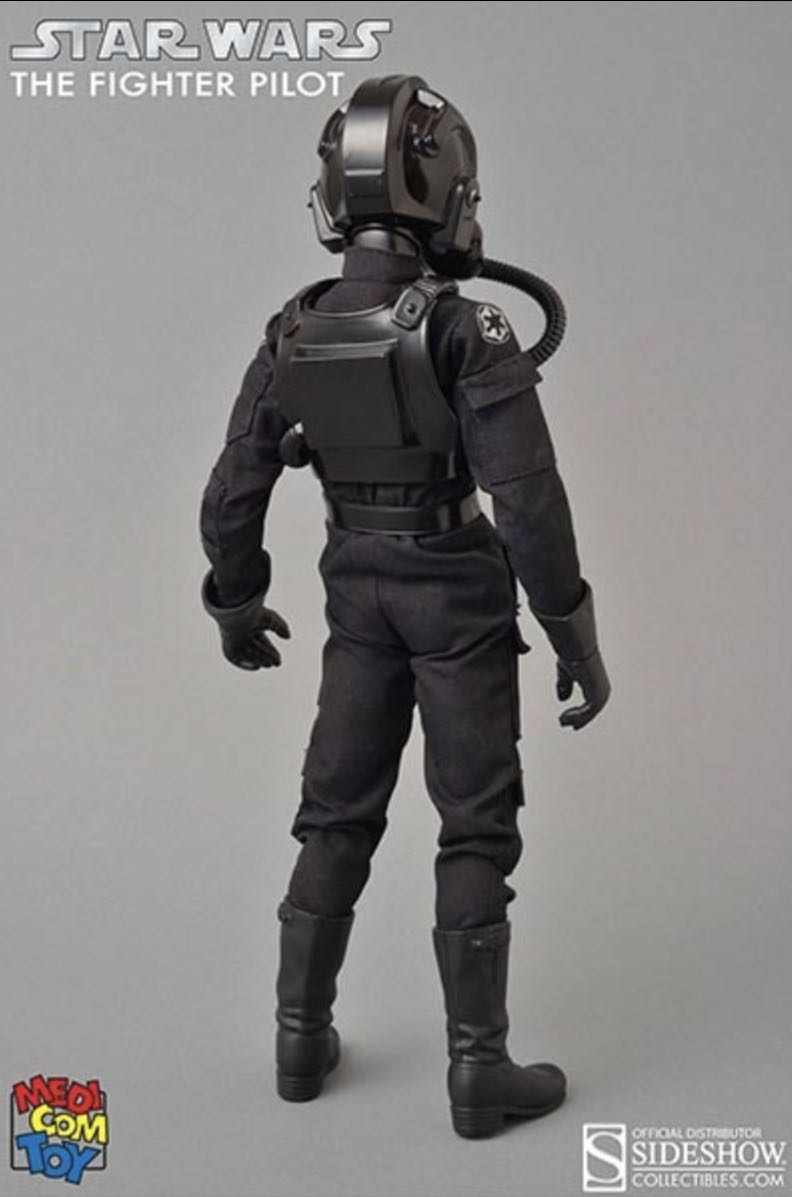 TIE Fighter Pilot - Black 3 “Backstabber” - Medicom Toys (Star Wars) action figure collectible - Main Image 3