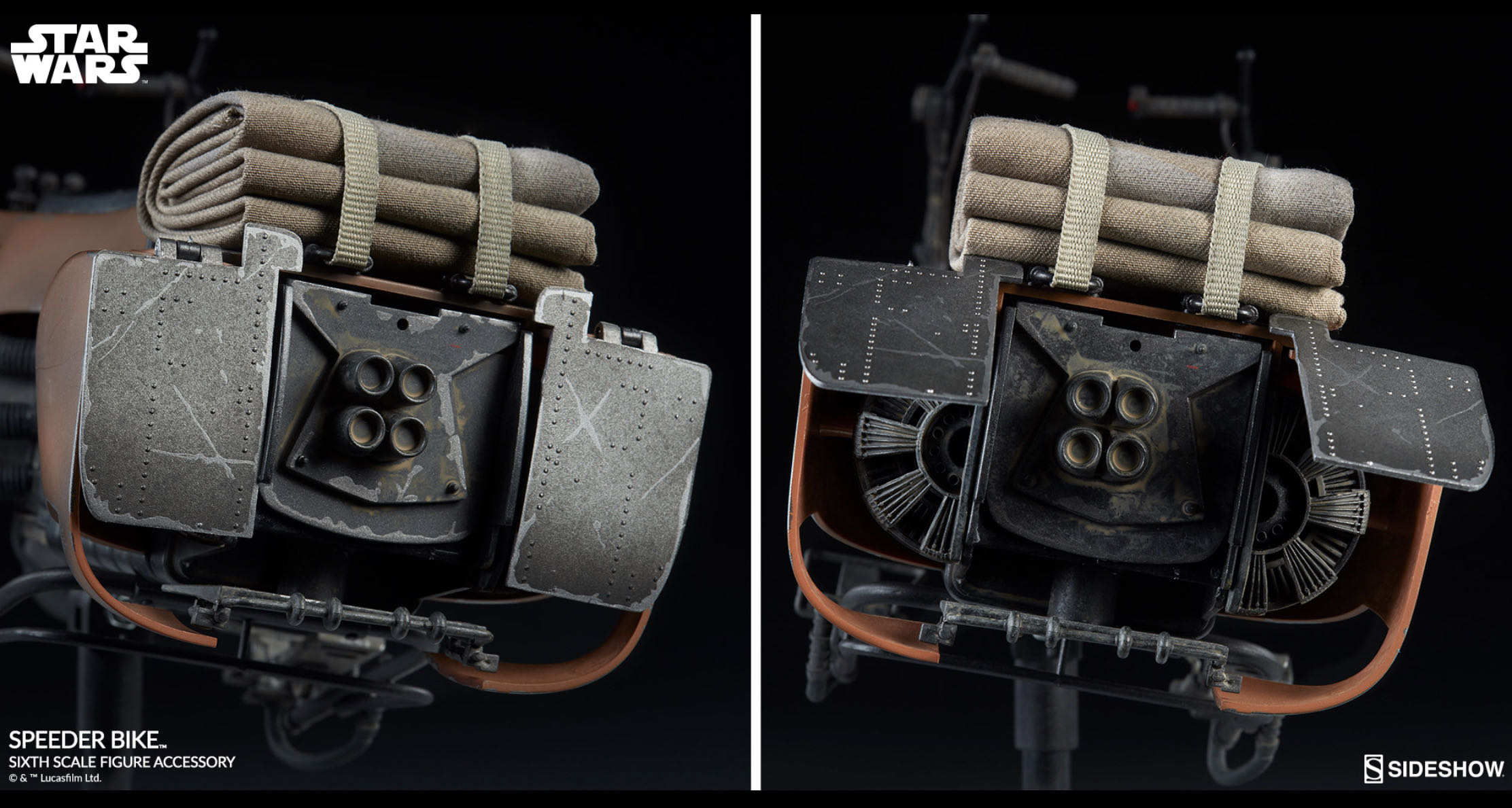 Speeder Bike - Sideshow Collectibles (Star Wars) action figure collectible [Barcode 747720222564] - Main Image 2