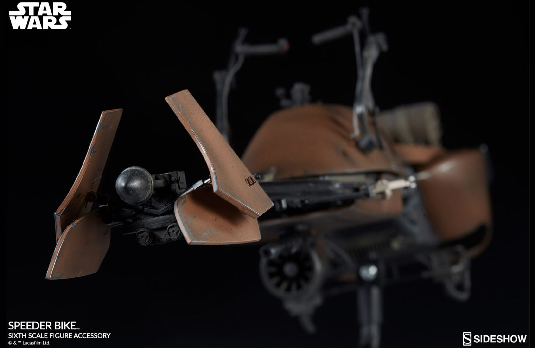 Speeder Bike - Sideshow Collectibles (Star Wars) action figure collectible [Barcode 747720222564] - Main Image 3