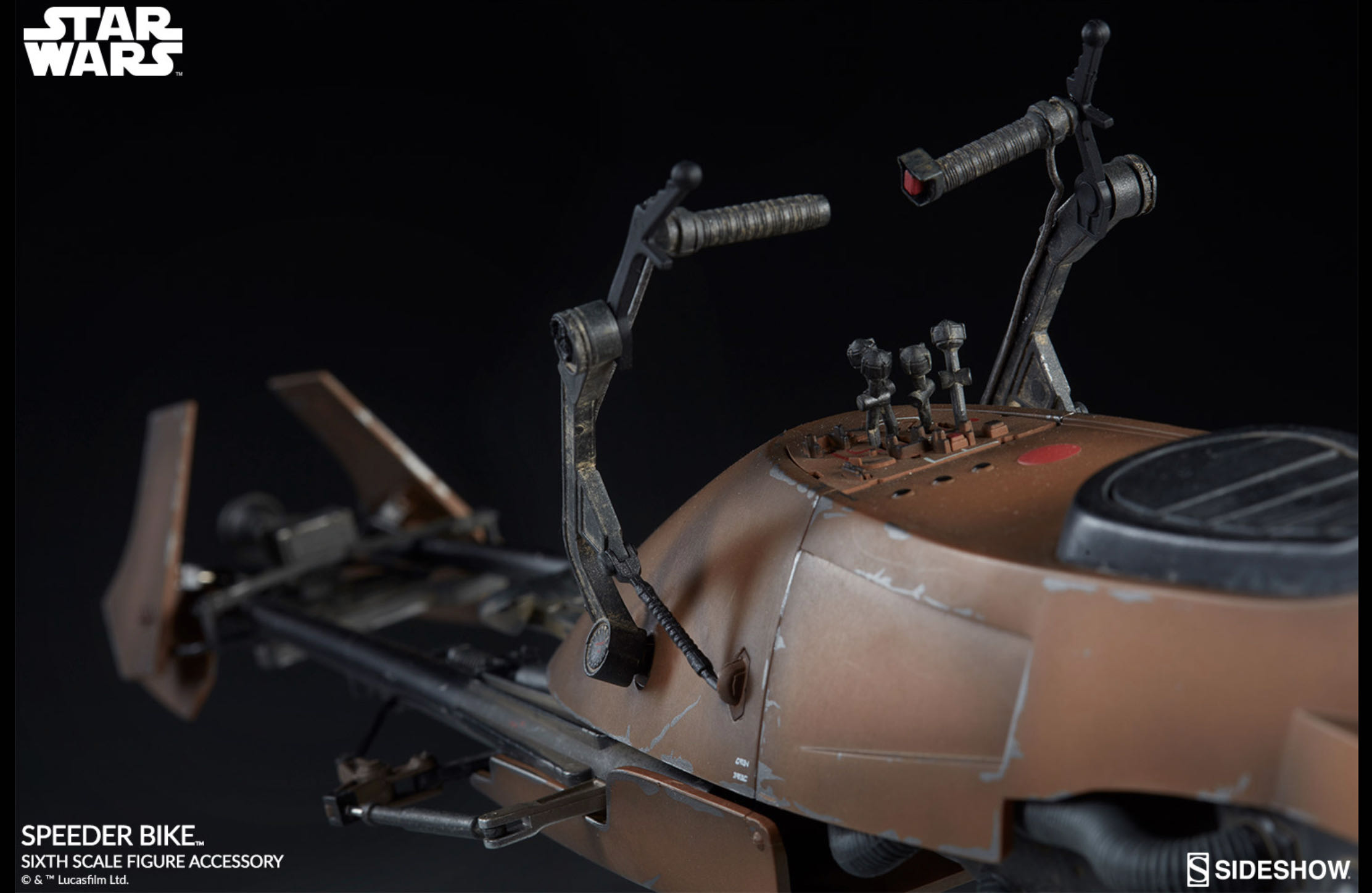 Speeder Bike - Sideshow Collectibles (Star Wars) action figure collectible [Barcode 747720222564] - Main Image 4