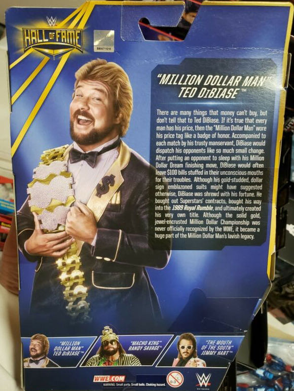 “Million Dollar Man” Ted DiBiase - Mattel WWE (WWE Hall Of Fame) action figure collectible - Main Image 4