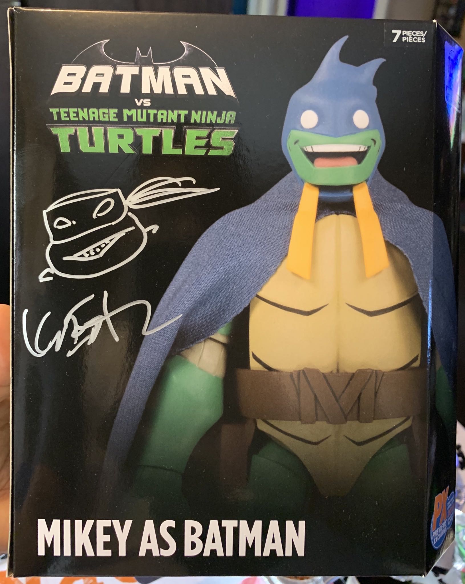 Mikey as Batman - DC Direct (Batman Vs Teenage Mutant Ninja Turtles) action figure collectible [Barcode 761941355832] - Main Image 4