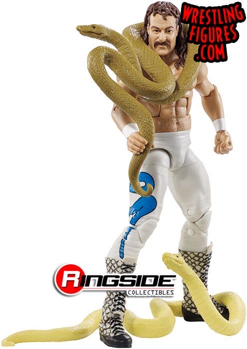 Jake “The Snake” Roberts - Mattel Wwe (WWE Hall Of Fame) action figure collectible - Main Image 2